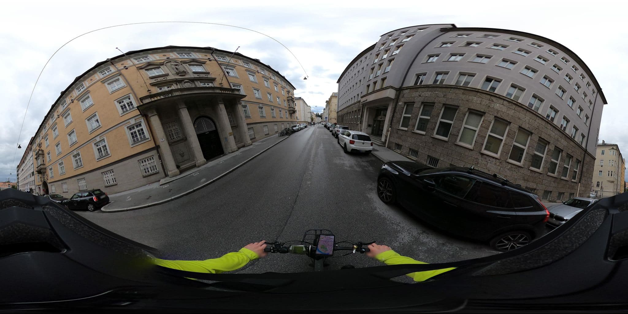 Street view near Haus Mozart, Salzburg — © OidaHeast (CC BY-SA · Mapillary)