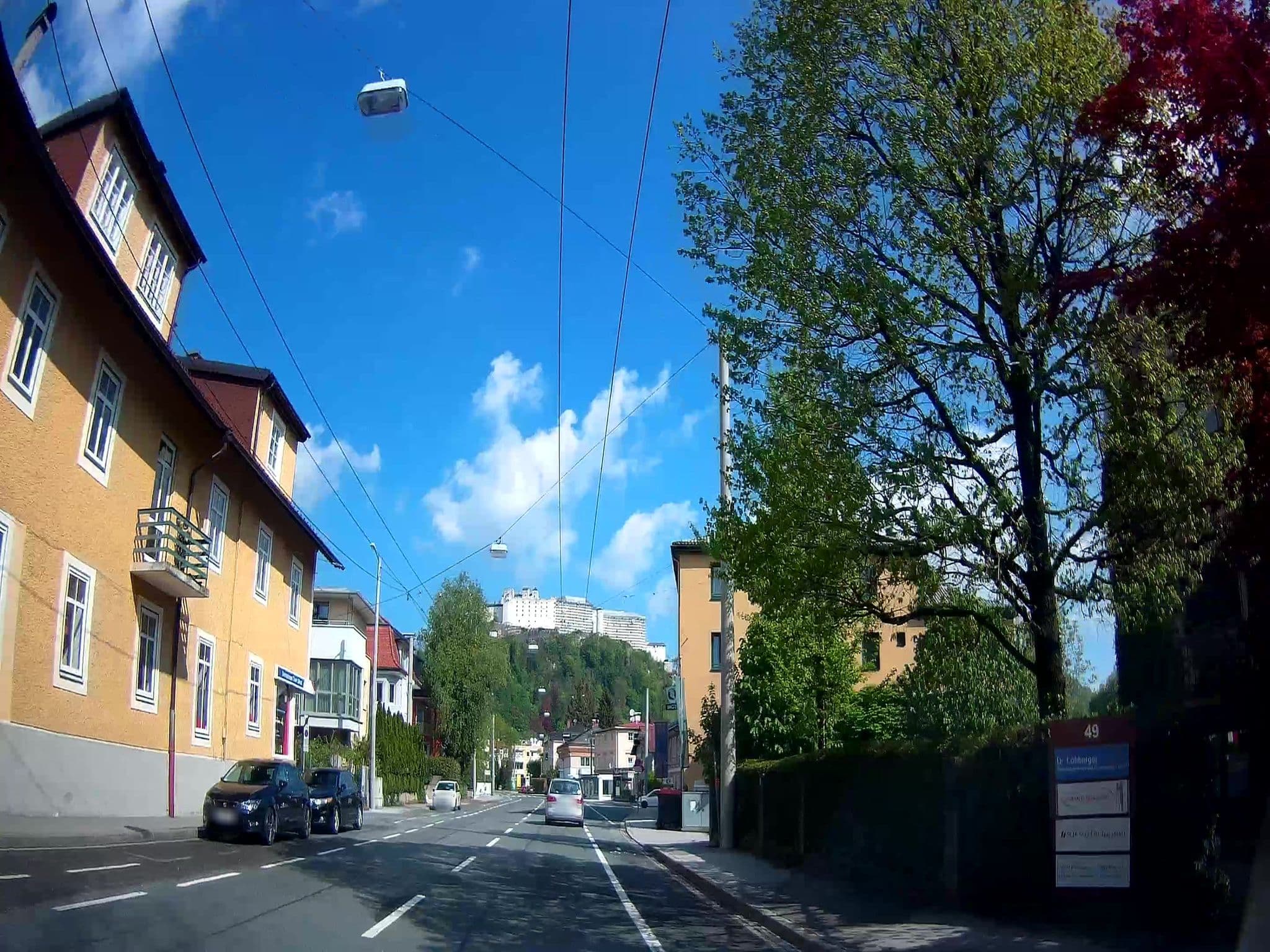 Street view near Hotel Via Roma, Salzburg — © fuchserl (CC BY-SA · Mapillary)