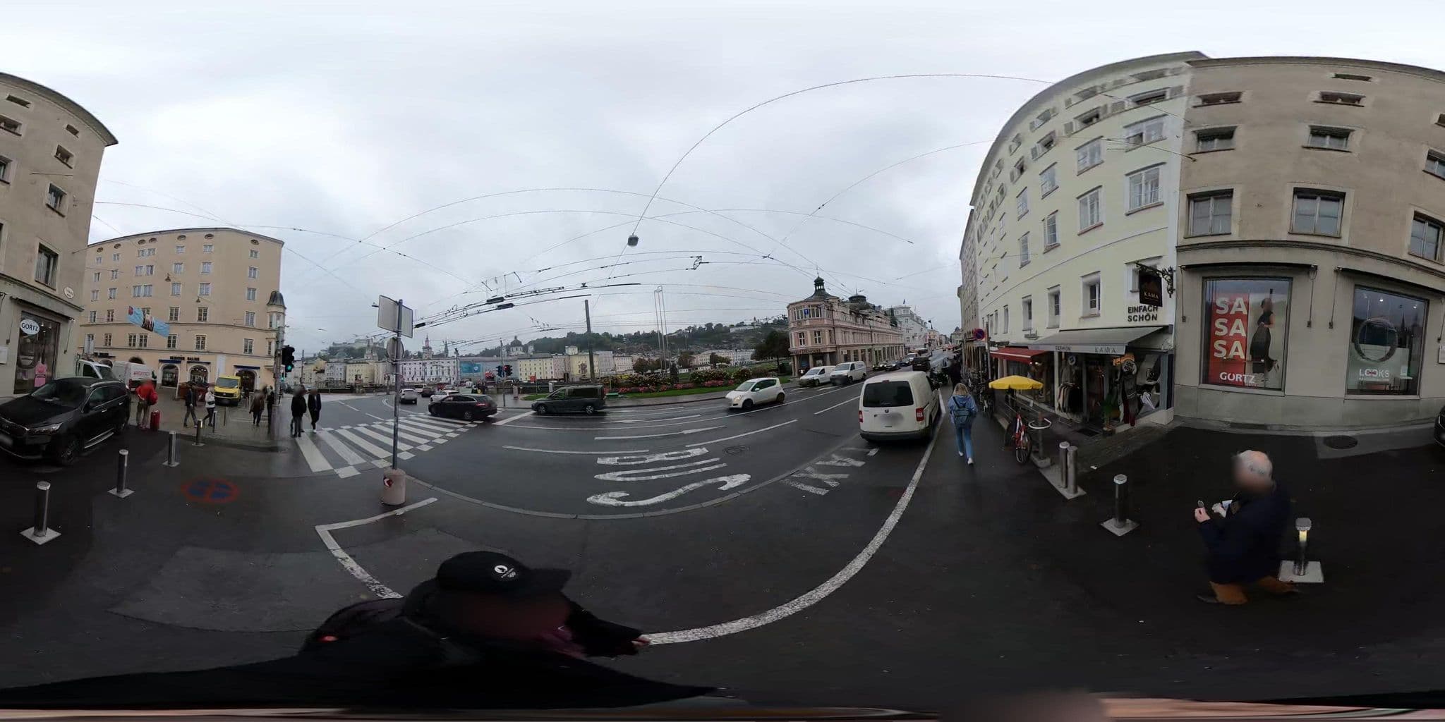 Street view near Panorama Apartment MIRABELL, Salzburg — © consens_verkehrsplanung (CC BY-SA · Mapillary)
