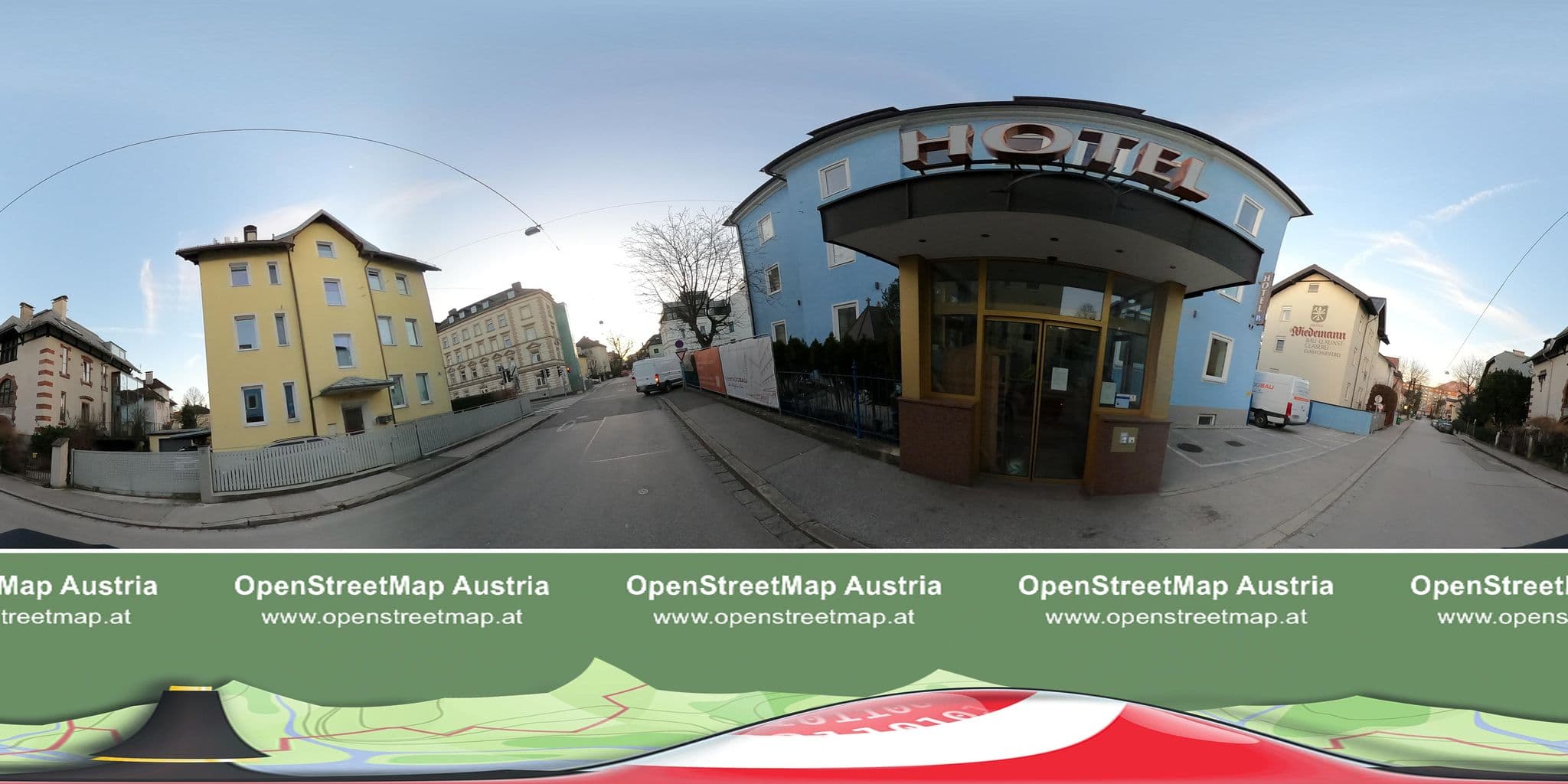 Street view near Hotel Haunsperger Hof, Salzburg — © OidaHeast (CC BY-SA · Mapillary)