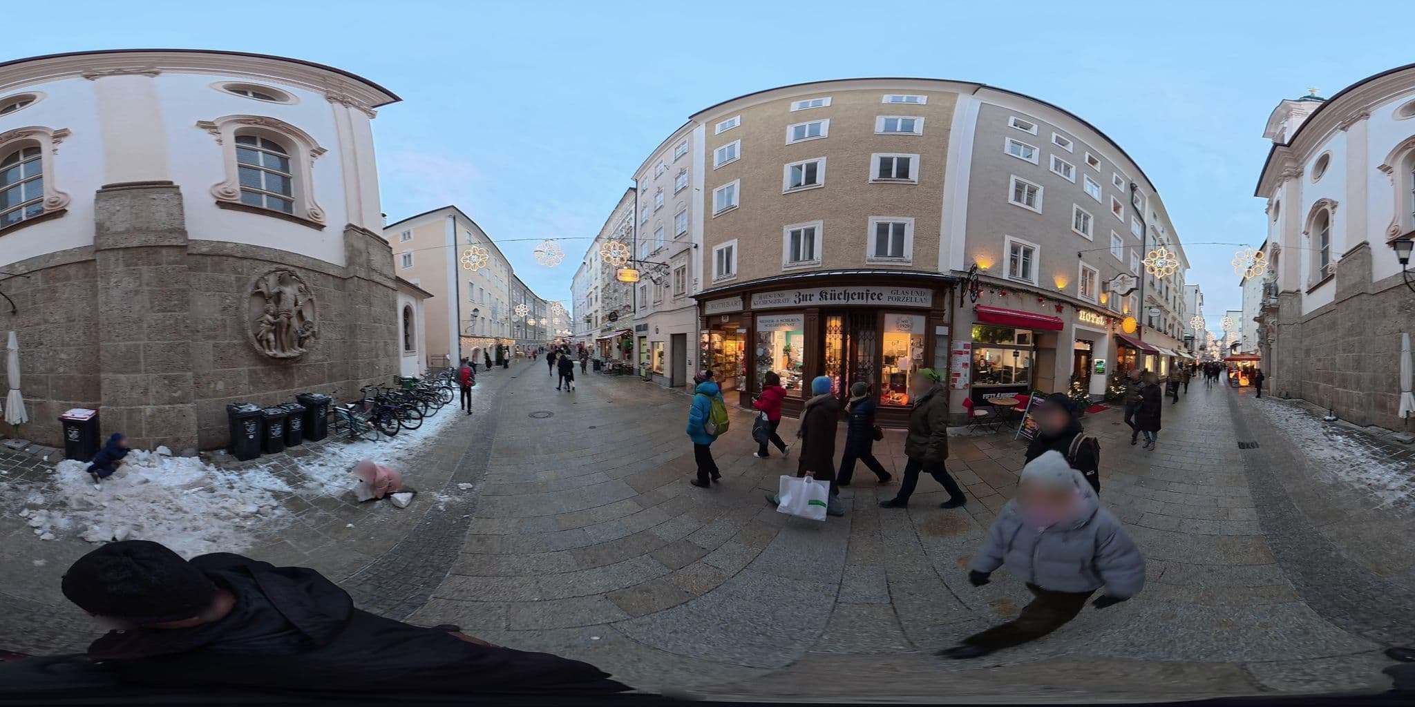 Street view near Pension Junger Fuchs, Salzburg — © osmplus_org (CC BY-SA · Mapillary)