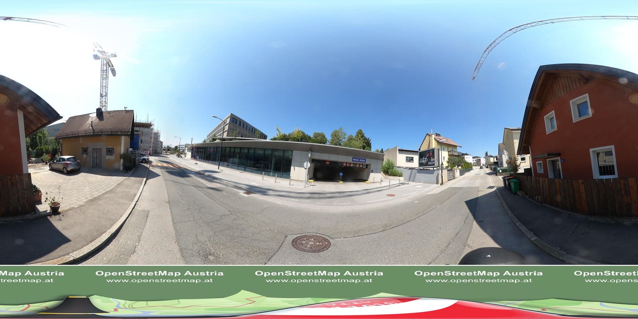 Street view near Salzburg City Austrasse, Bergheim — © OidaHeast (CC BY-SA · Mapillary)