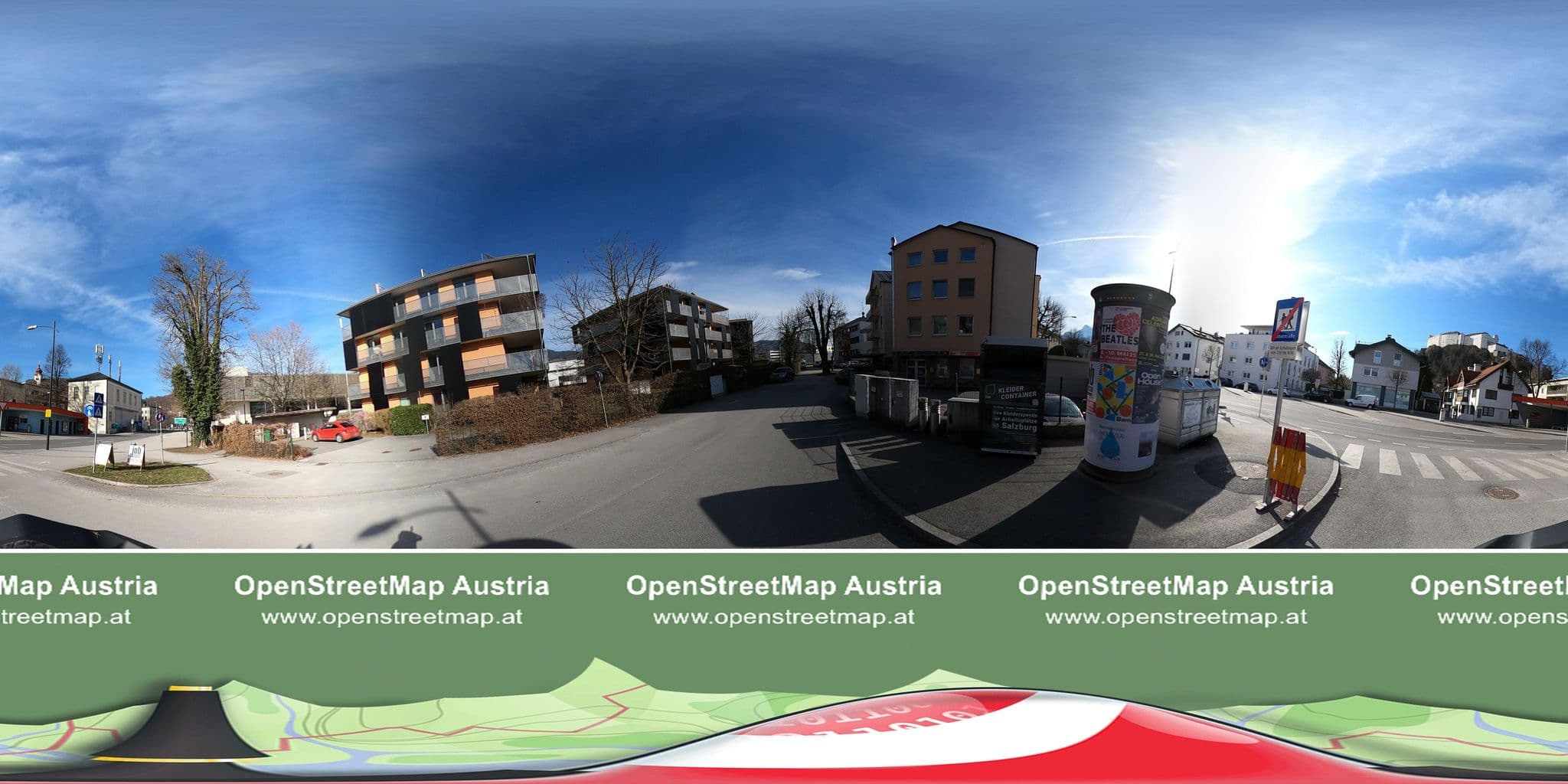 Street view near Apartment Castle View, Salzburg — © OidaHeast (CC BY-SA · Mapillary)