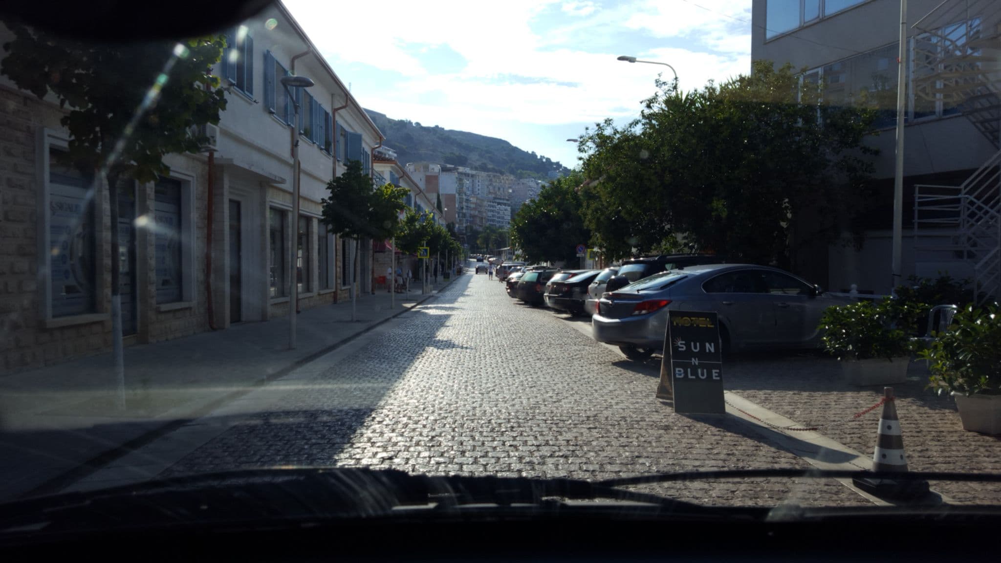 Street view near Hotel Porta Eda, Sarandë — © denisju_osm (CC BY-SA · Mapillary)