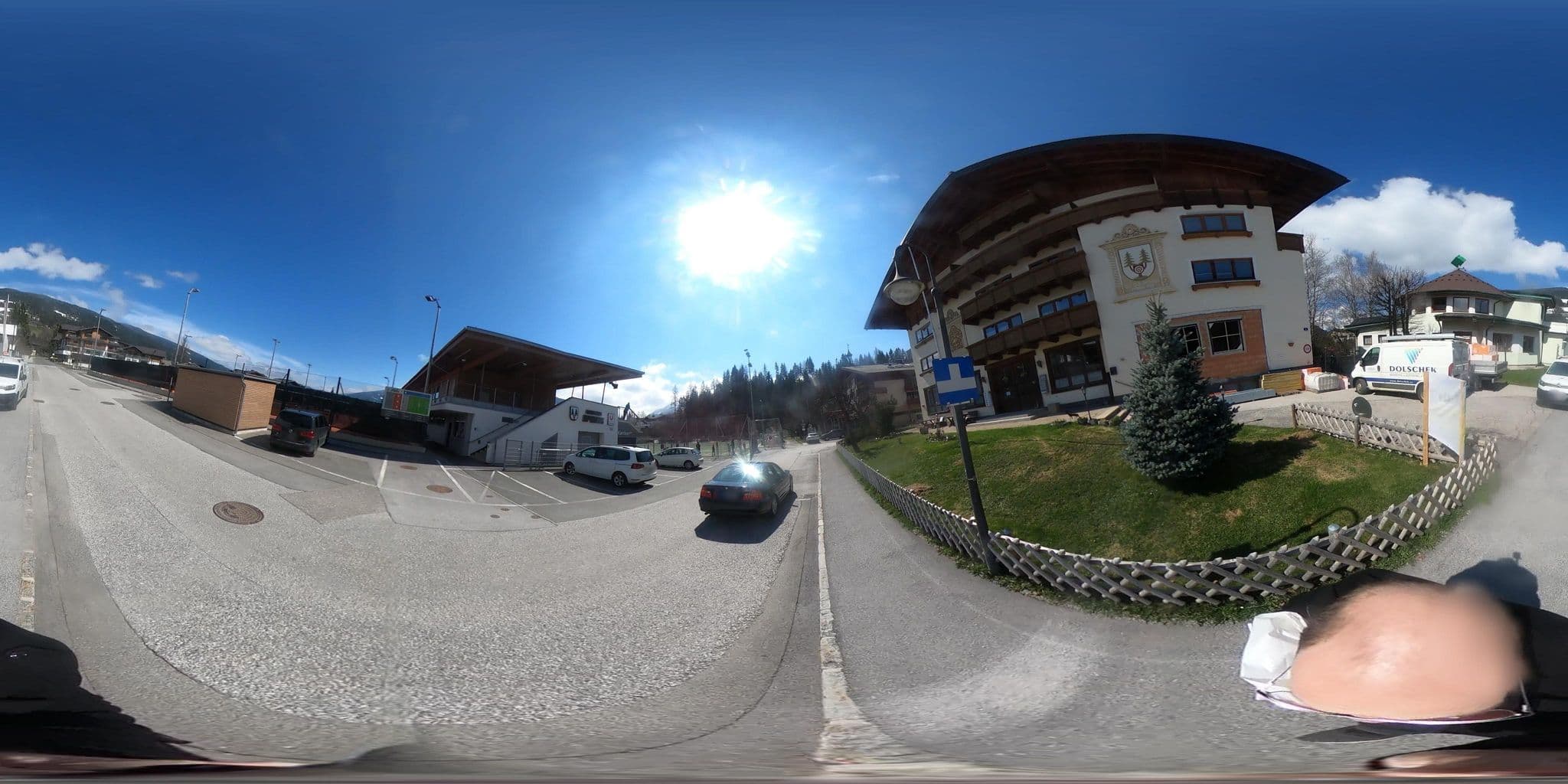 Street view near Appartement Ginschel, Altenmarkt im Pongau — © consens_verkehrsplanung (CC BY-SA · Mapillary)