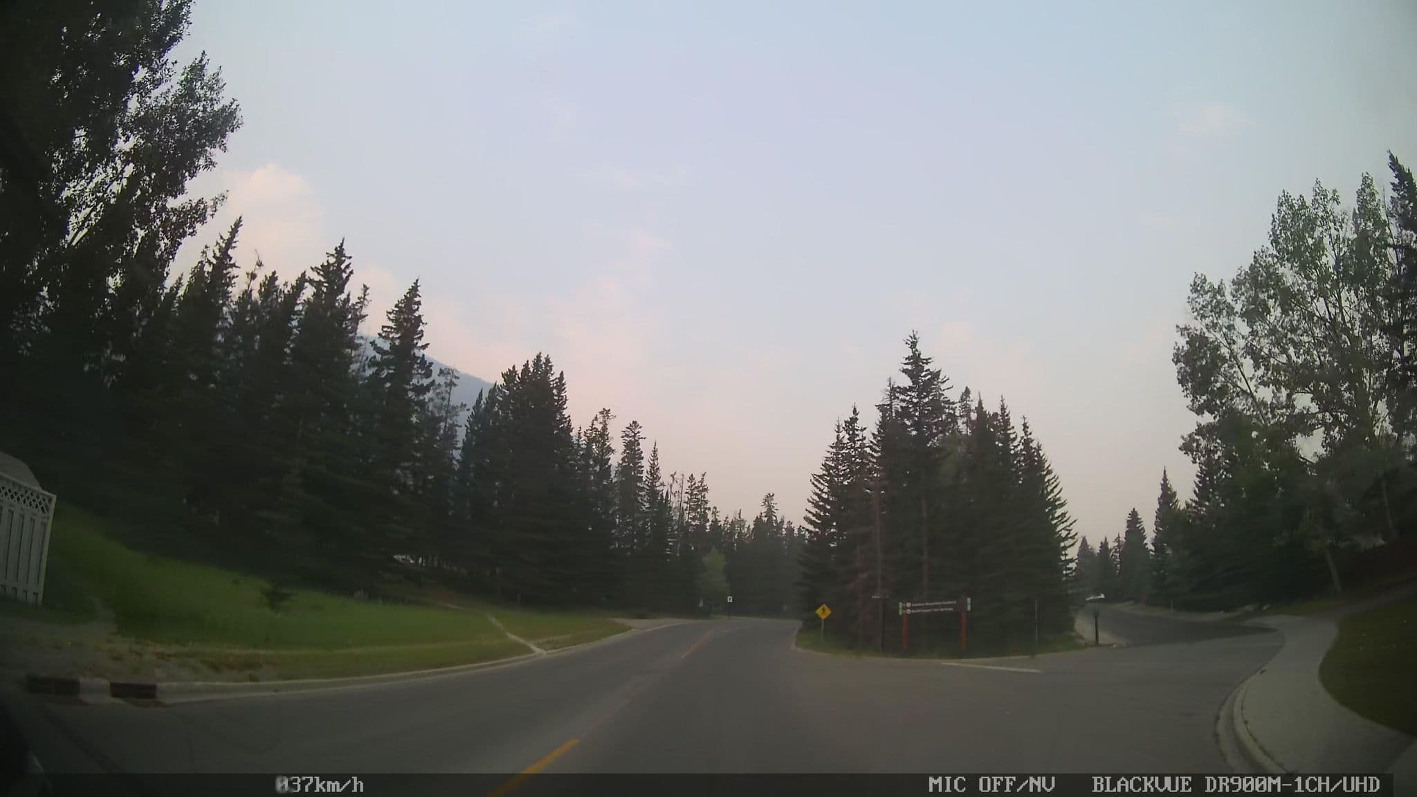 Street view near Alpine B & B, Banff