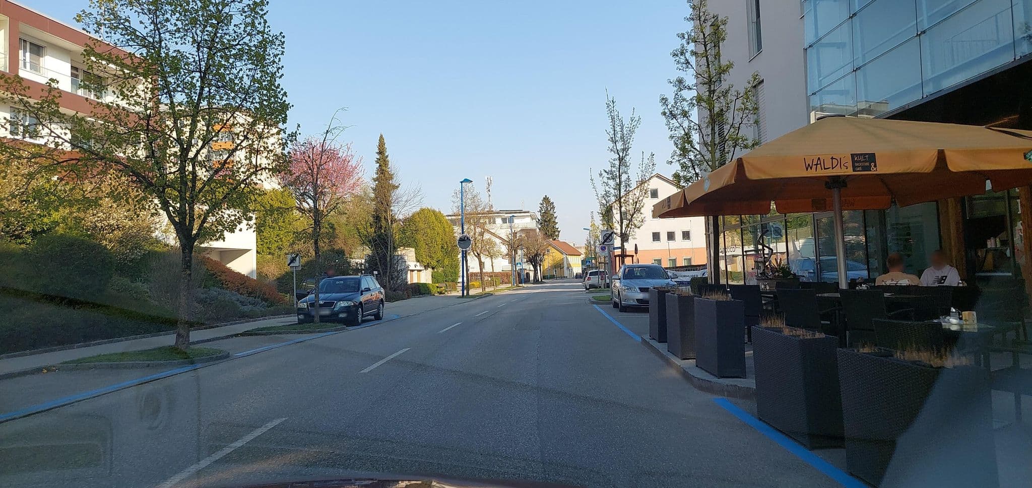 Street view near Hotel Pension Post, Bad Schallerbach — © gzin (CC BY-SA · Mapillary)