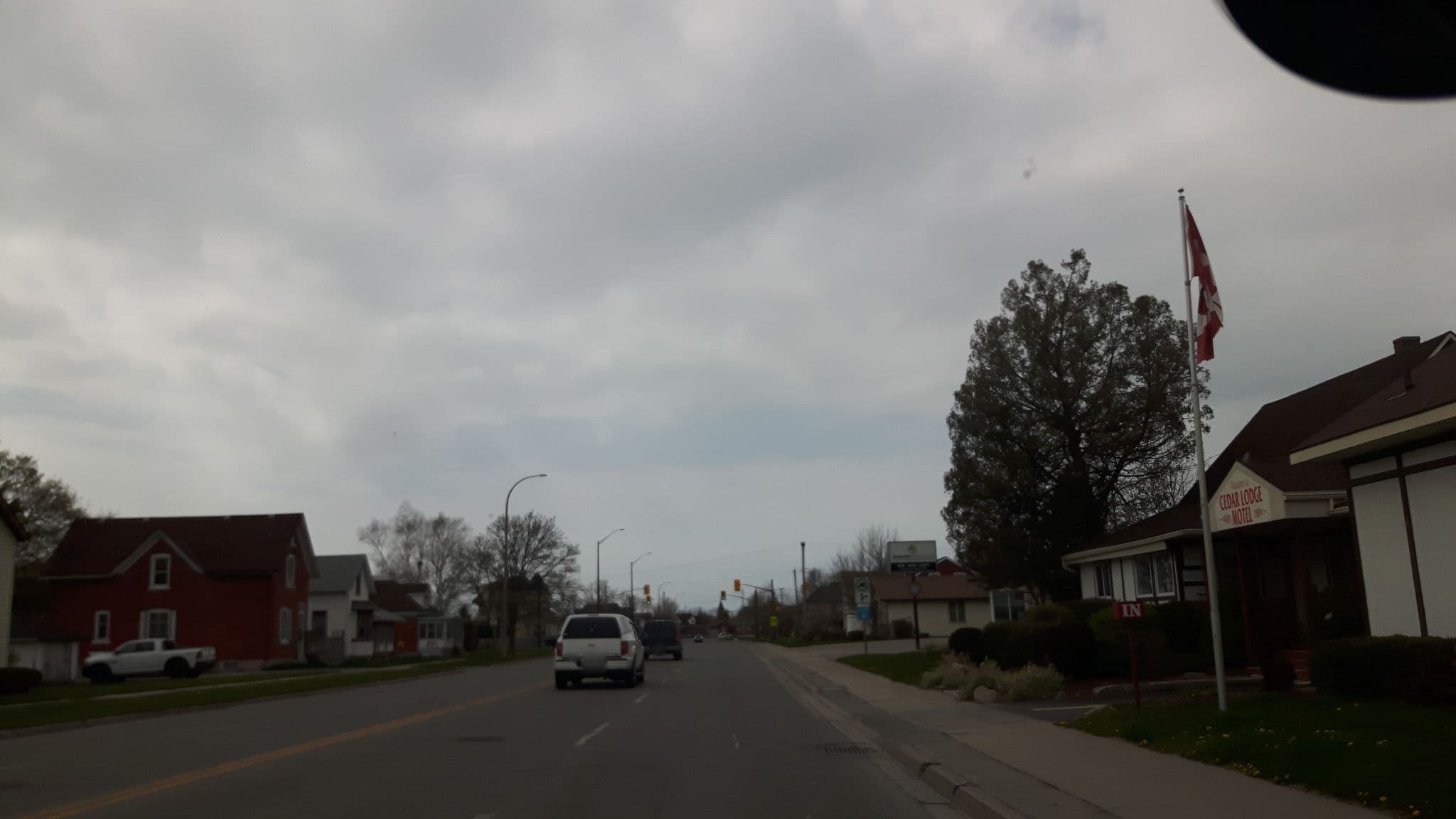 Street view near Cedar Lodge Motel, Goderich — © liammorley (CC BY-SA · Mapillary)