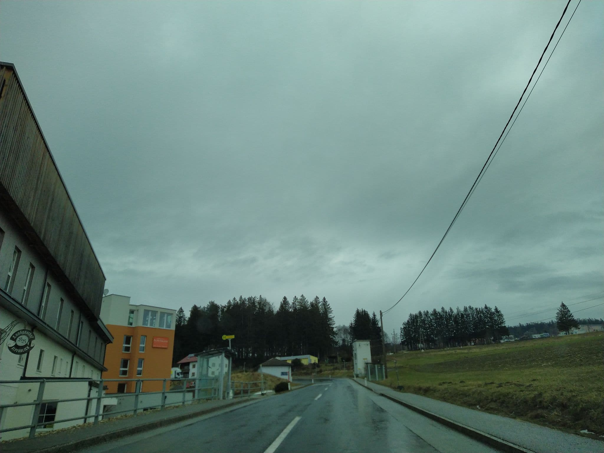 Street view near Landgasthof Alpenblick, Hellmonsödt — © puerki (CC BY-SA · Mapillary)