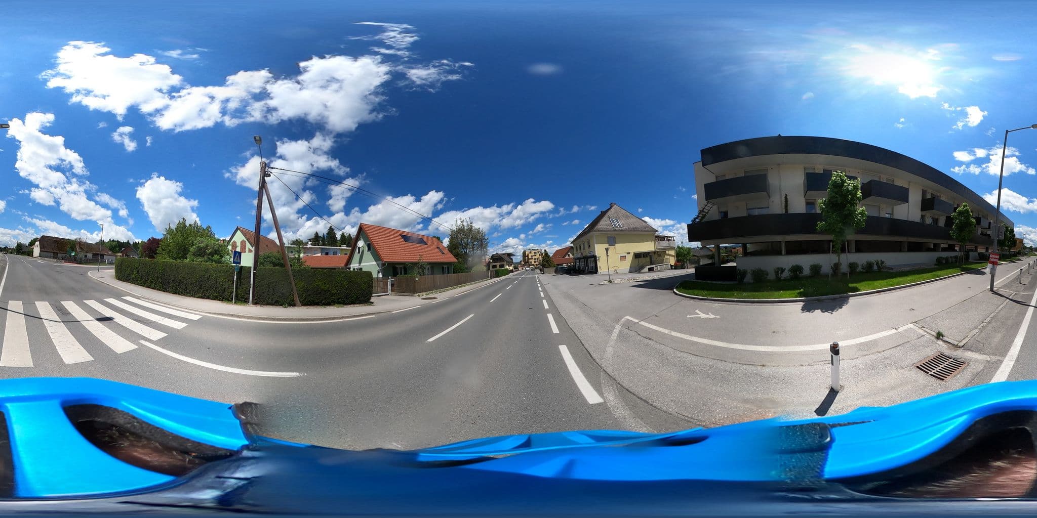 Street view near Gasthaus Poschwirt - Großschedl, Seiersberg — © aceini (CC BY-SA · Mapillary)