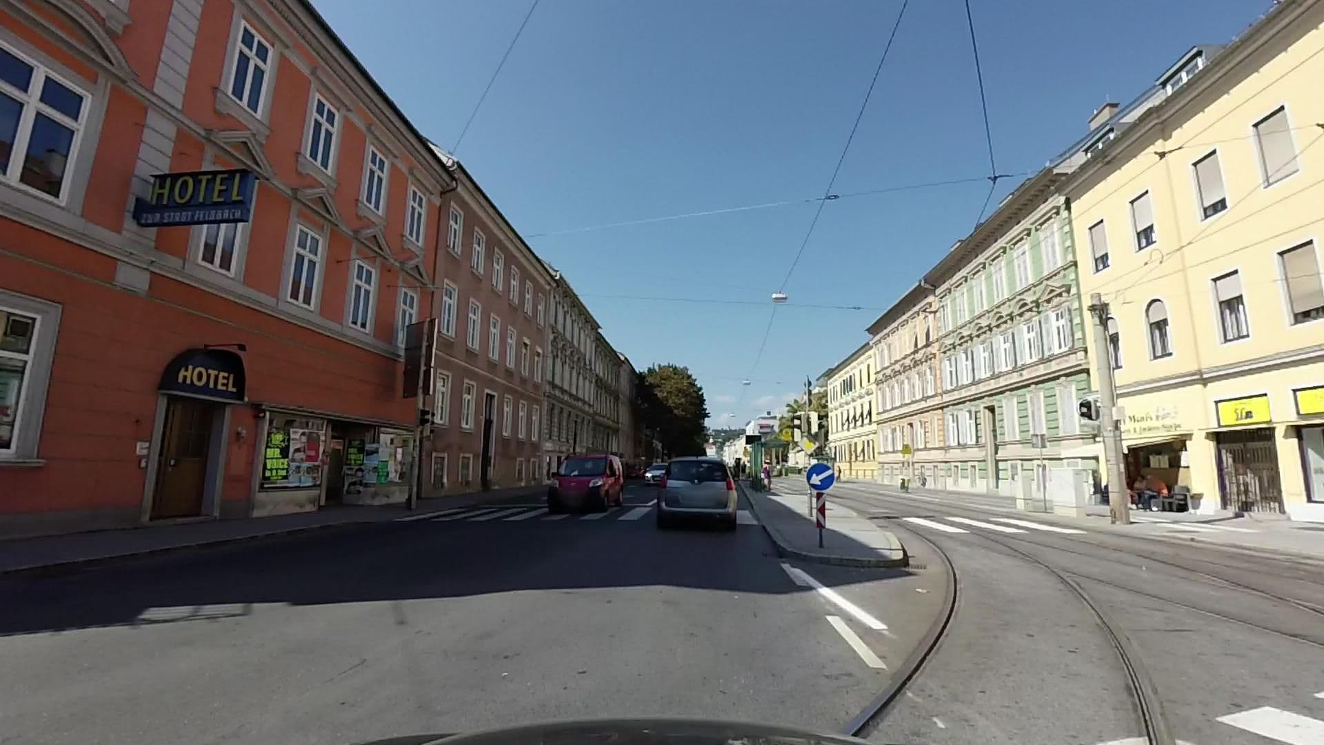 Street view near Hotel Zur Stadt Feldbach, Jakomini — © grazillary (CC BY-SA · Mapillary)