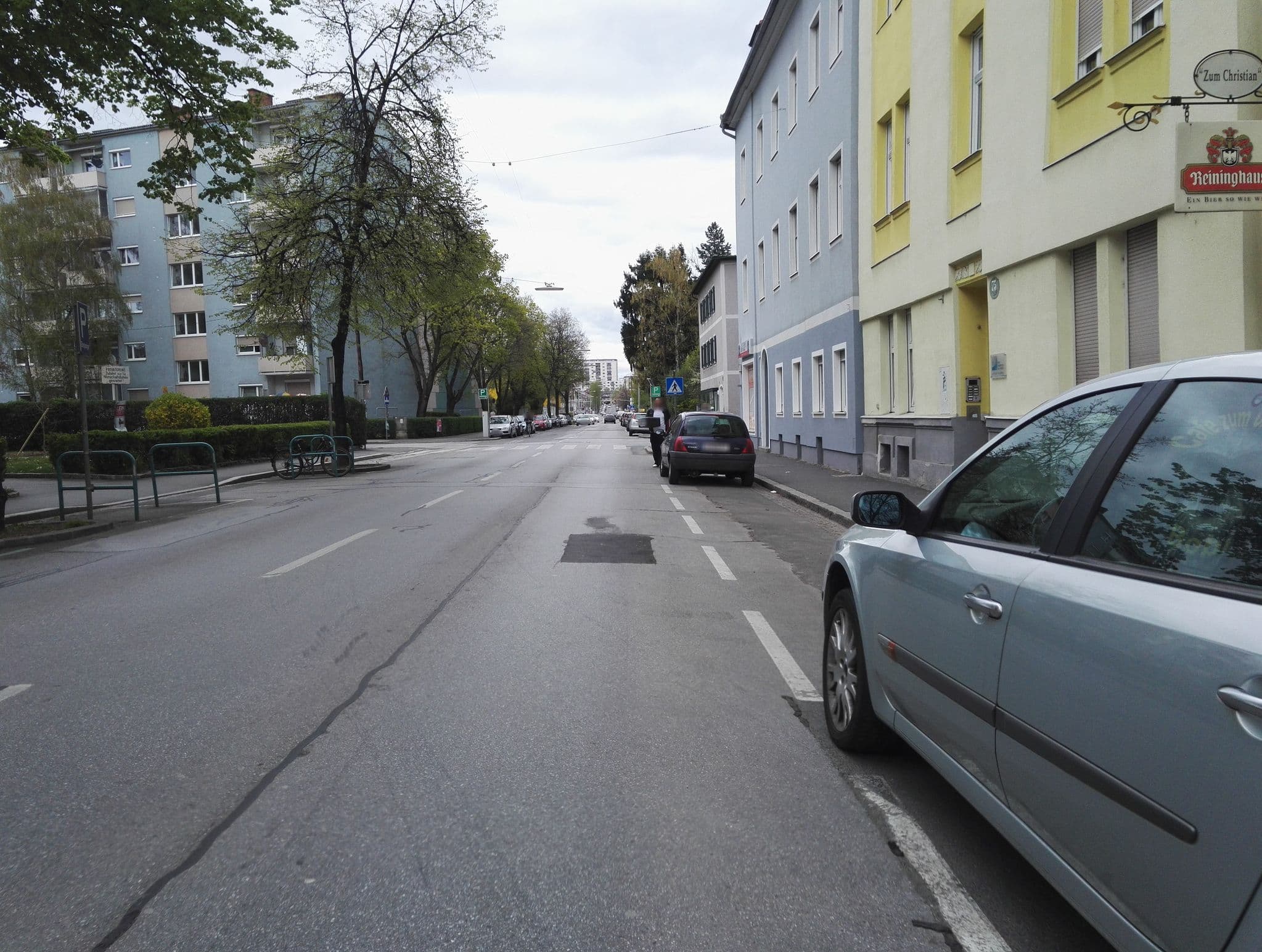 Street view near Gasthaus Schnupfersepp, Jakomini — © aceini (CC BY-SA · Mapillary)