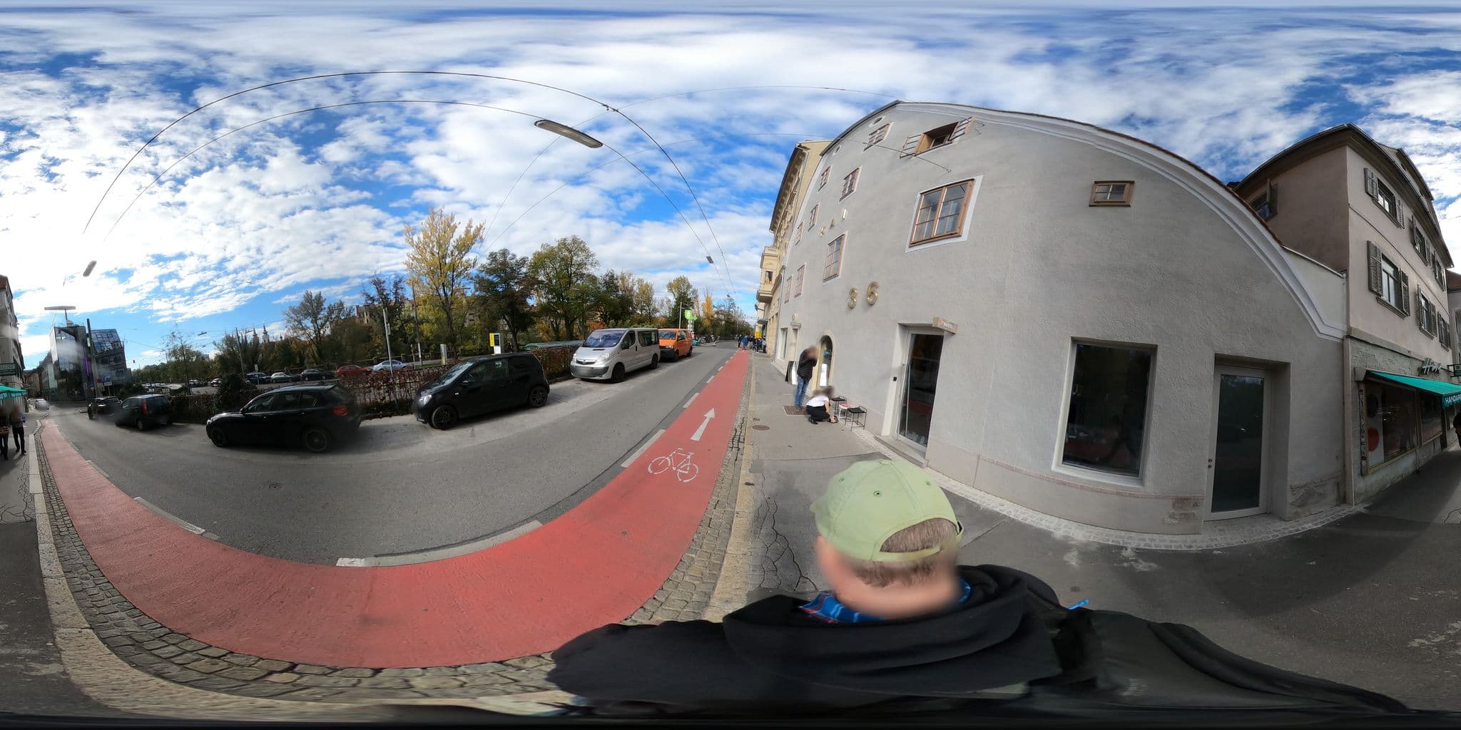 Street view near Kai36 Infinity Pool, Graz — © aceini (CC BY-SA · Mapillary)