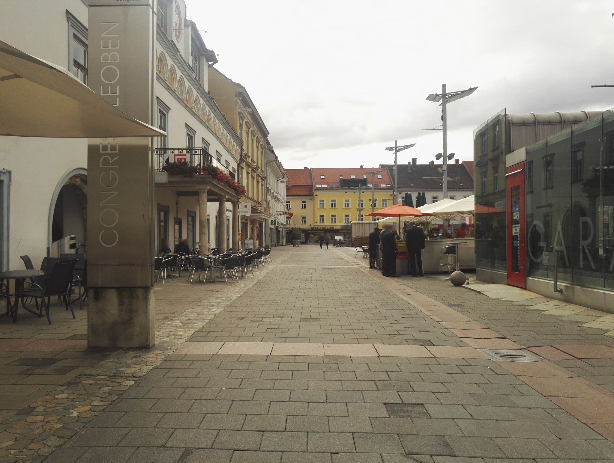Street view near Kongreßzentrum, Leoben — © aceini (CC BY-SA · Mapillary)