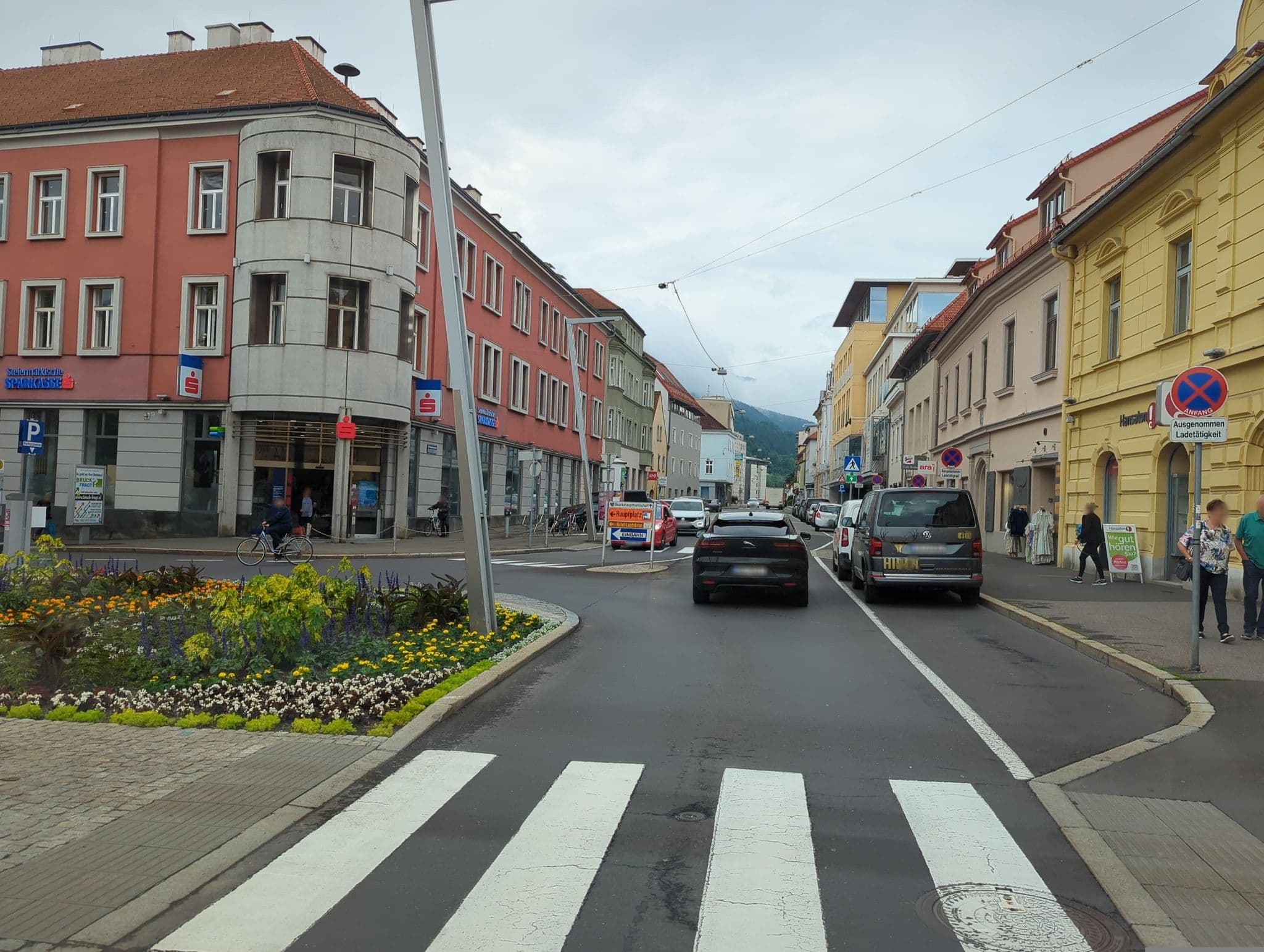 Street view near Jaus'n Stub'n, Bruck an der Mur — © djpixel (CC BY-SA · Mapillary)