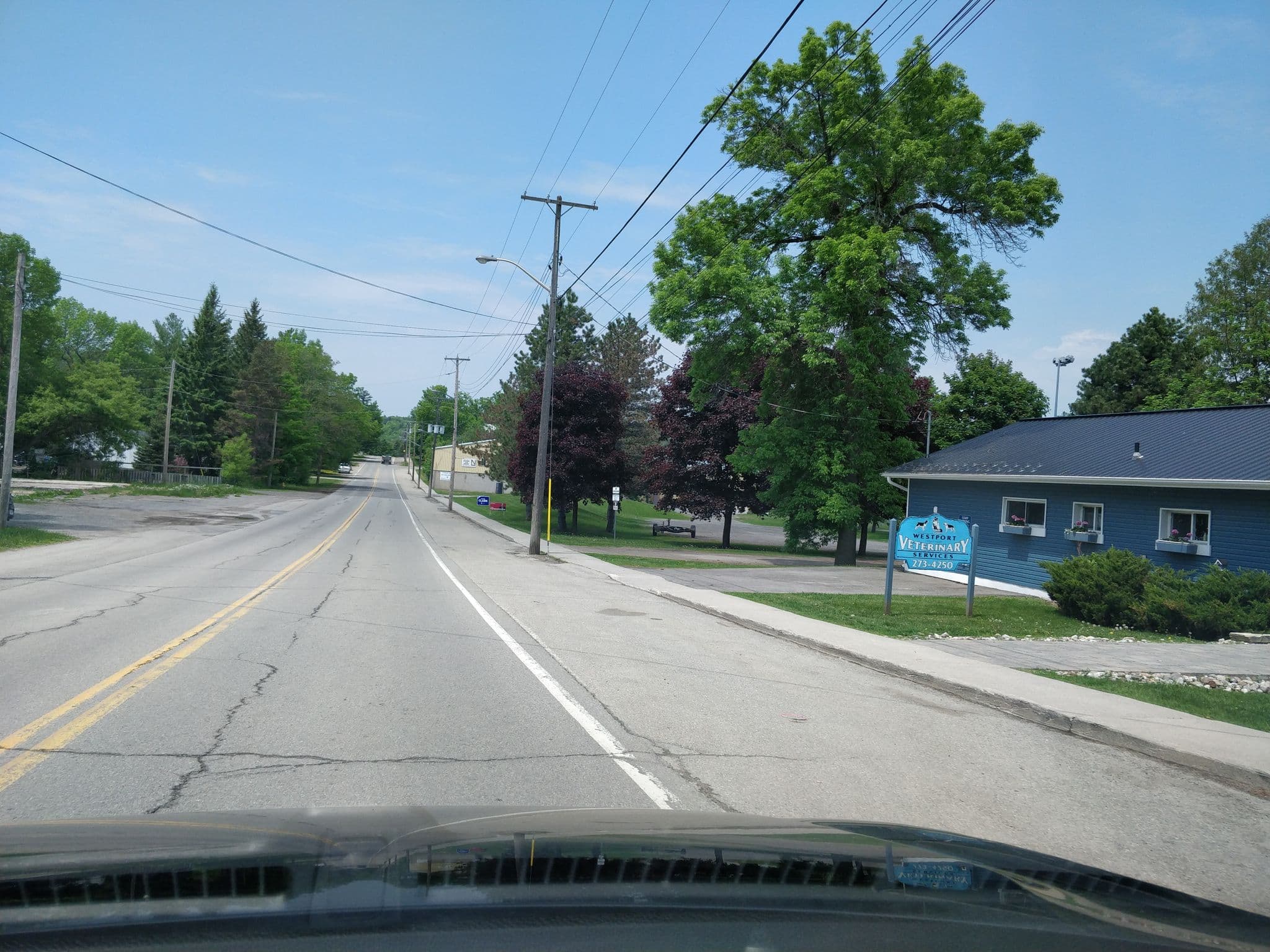 Street view near Water Wood Bed & Breakfast, Sharbot Lake — © undearius (CC BY-SA · Mapillary)