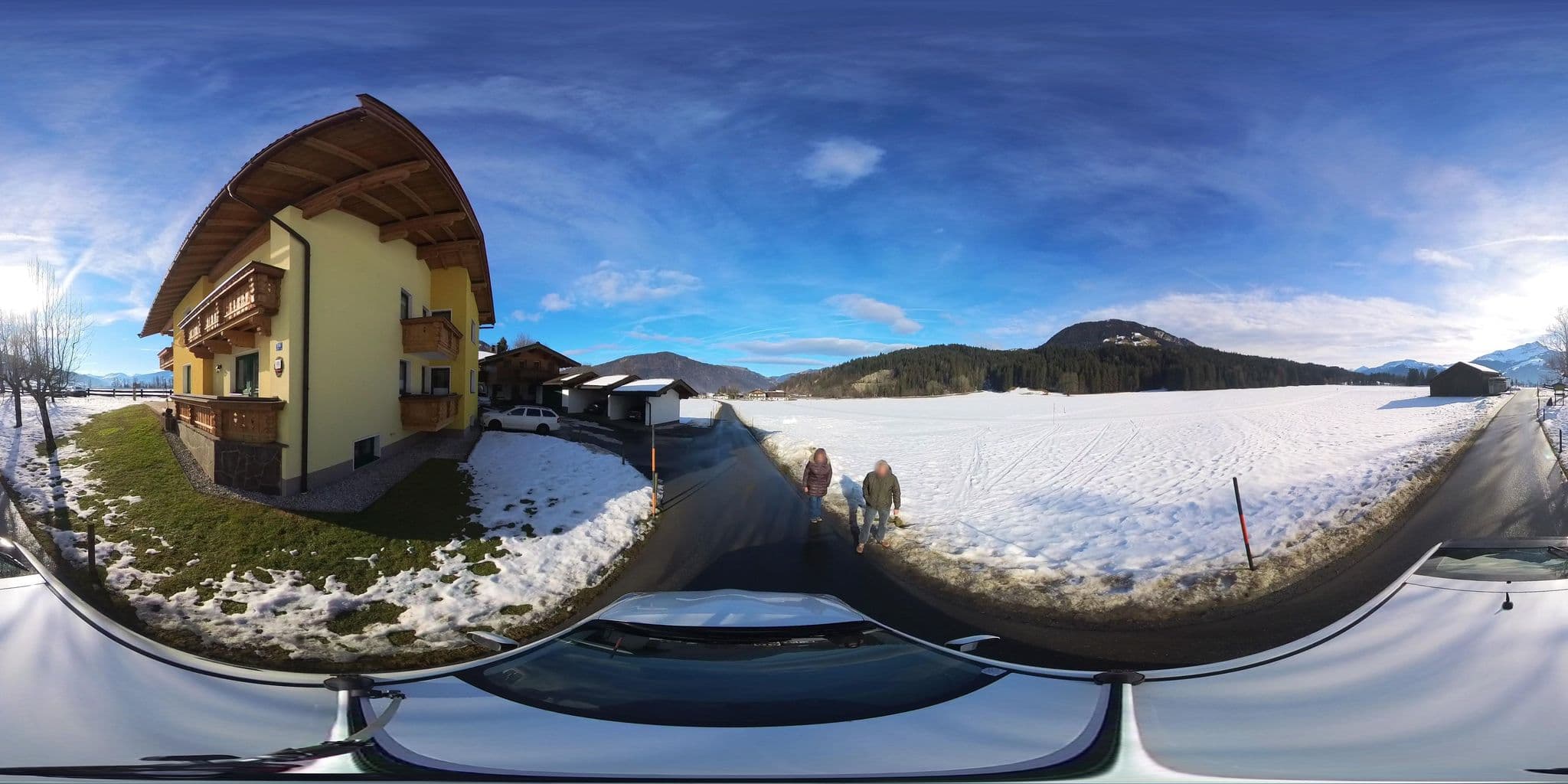 Street view near Gästehaus Kalkschmid, Sankt Johann in Tirol — © osmplus_org (CC BY-SA · Mapillary)