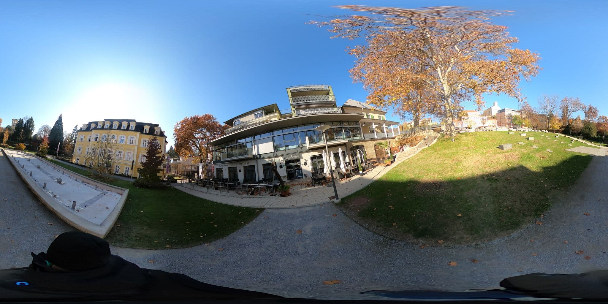 Street view near Ferien am Kurpark, Bad Gleichenberg — © aceini (CC BY-SA · Mapillary)