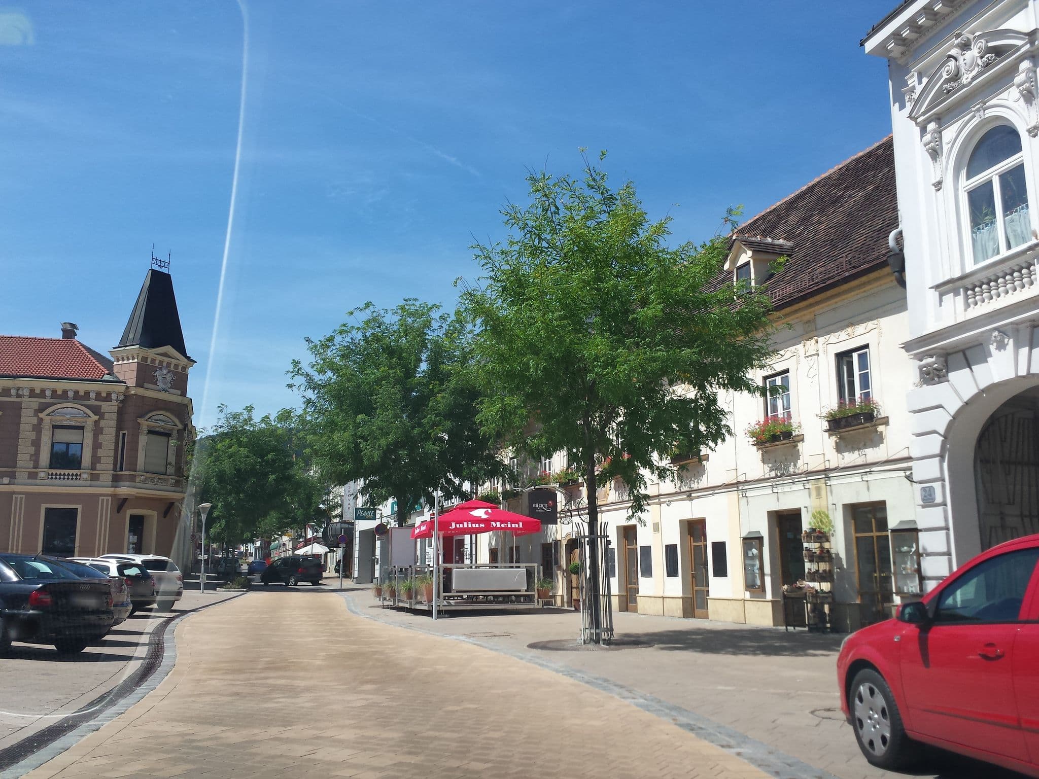 Street view near StadtHeuriger Dotschekal, Gloggnitz — © rudolfmayer (CC BY-SA · Mapillary)