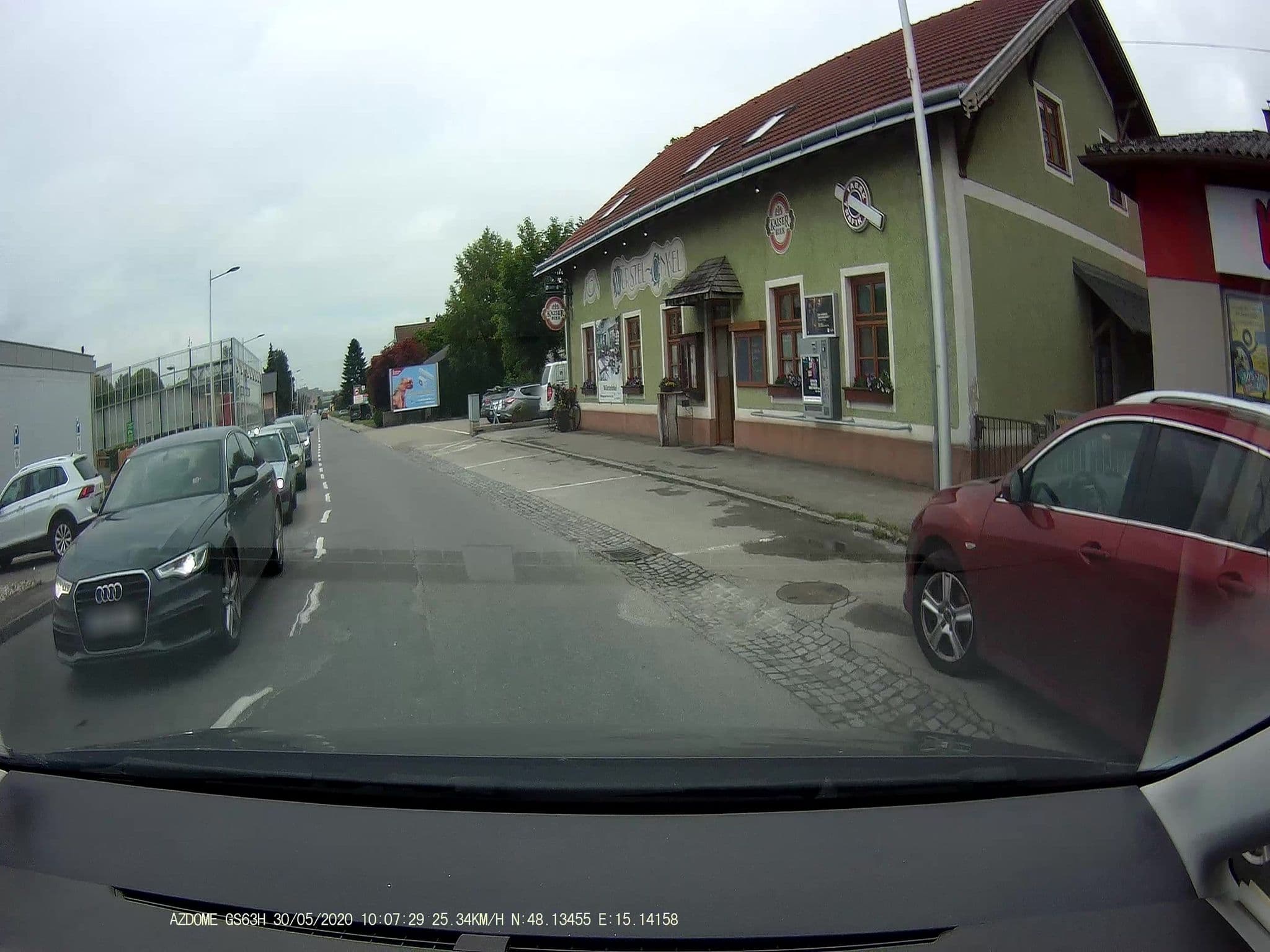 Street view near Gasthaus Würstel-Onkel Maria Aigner, Wieselburg — © stefan147 (CC BY-SA · Mapillary)