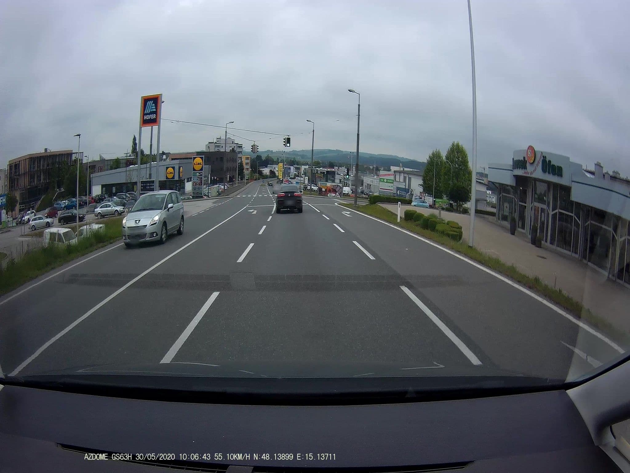 Street view near Hafner Hotel, Wieselburg — © stefan147 (CC BY-SA · Mapillary)