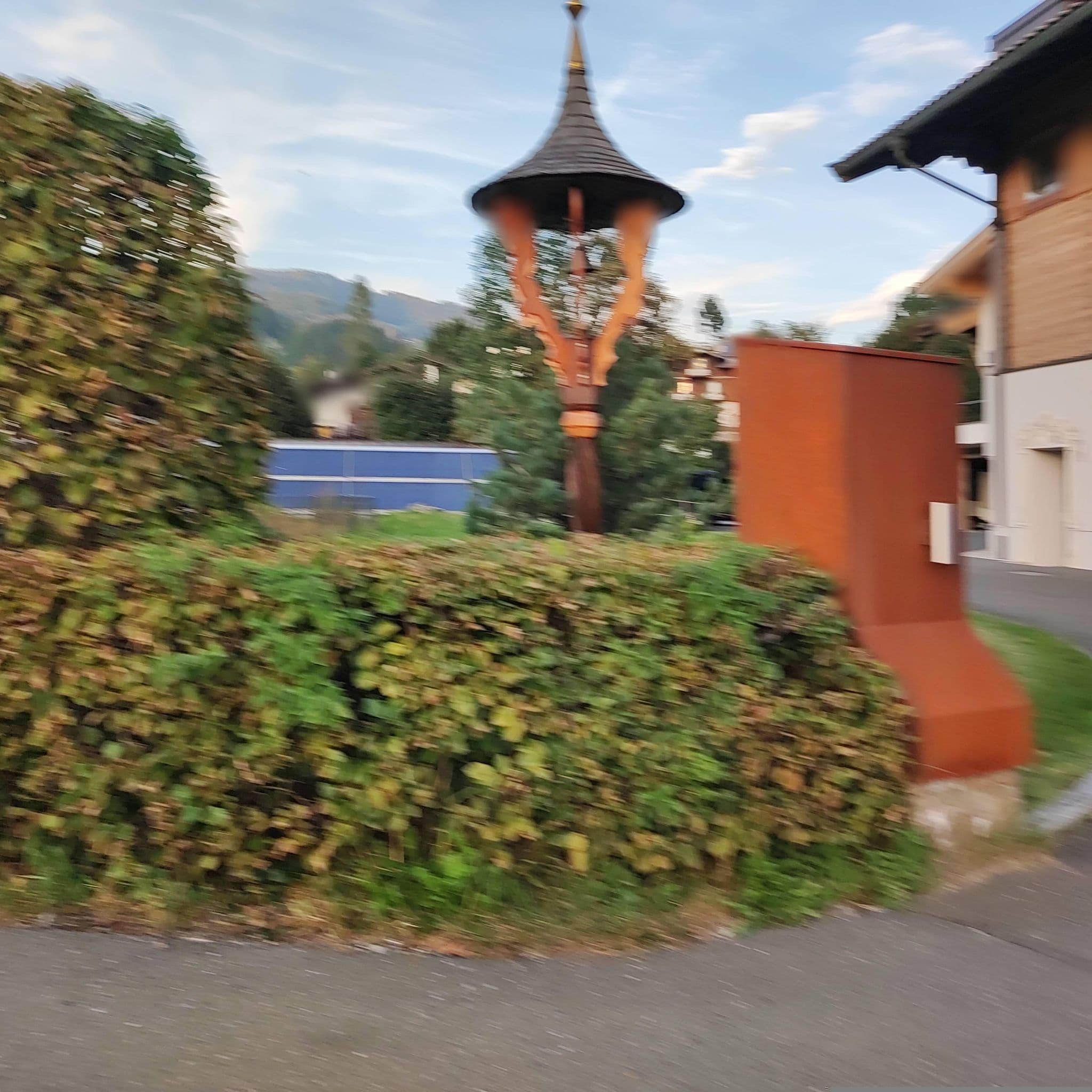 Street view near Landhaus Alpengruß, Kössen — © msdess (CC BY-SA · Mapillary)