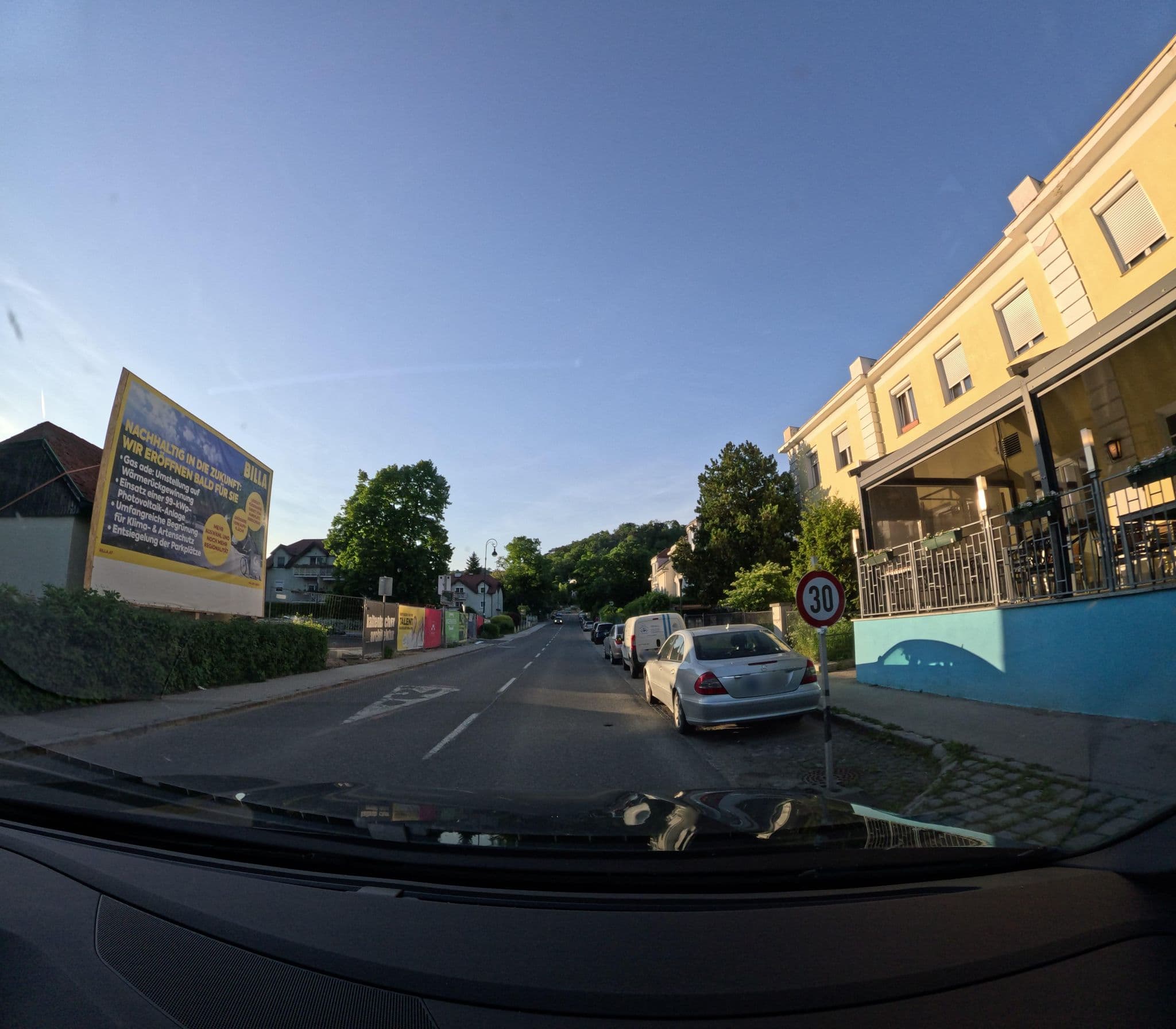 Street view near Pension Haas, Hinterbrühl — © erias (CC BY-SA · Mapillary)