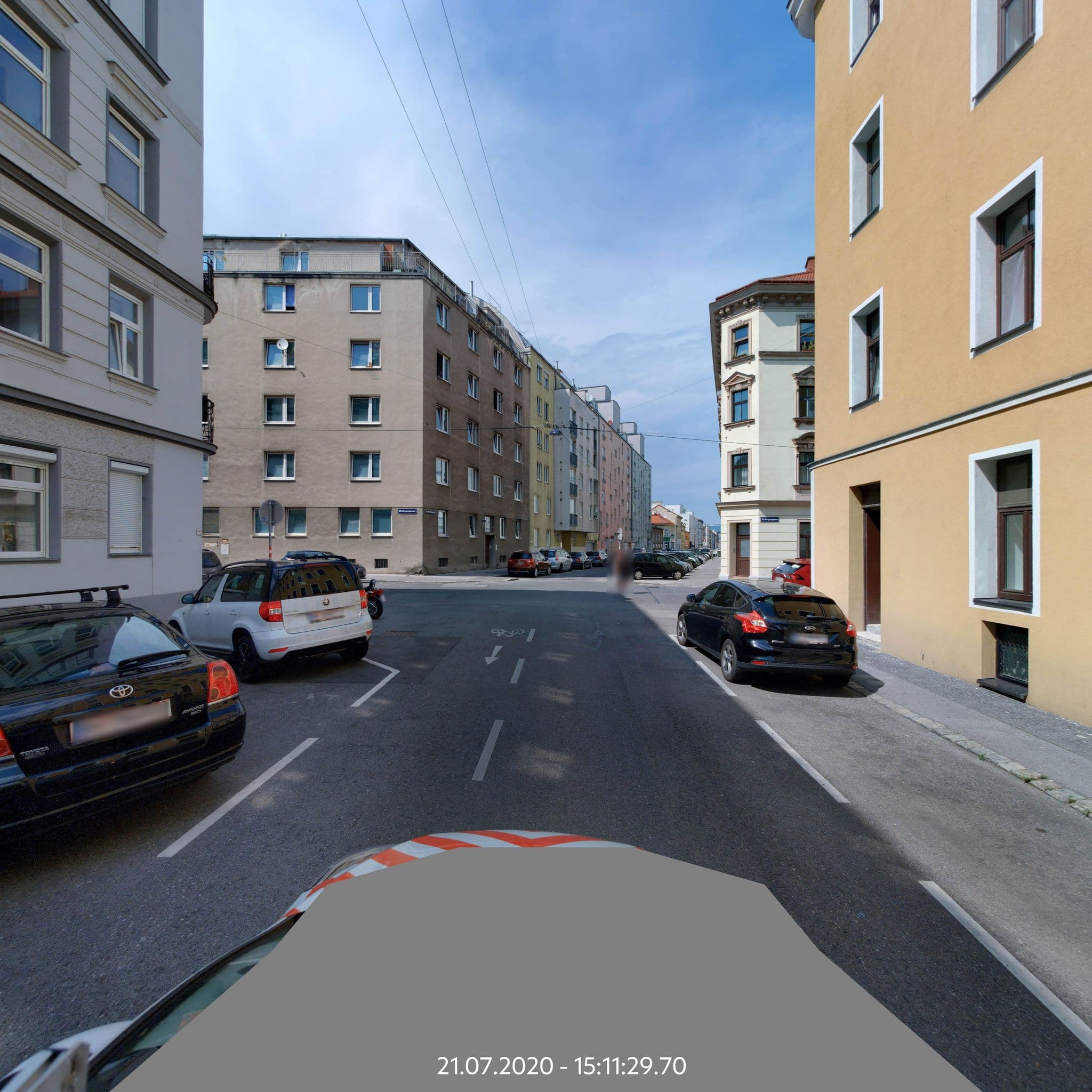 Street view near Aurellia Apartments Wichtelgasse, Hernals — © eliasgander (CC BY-SA · Mapillary)