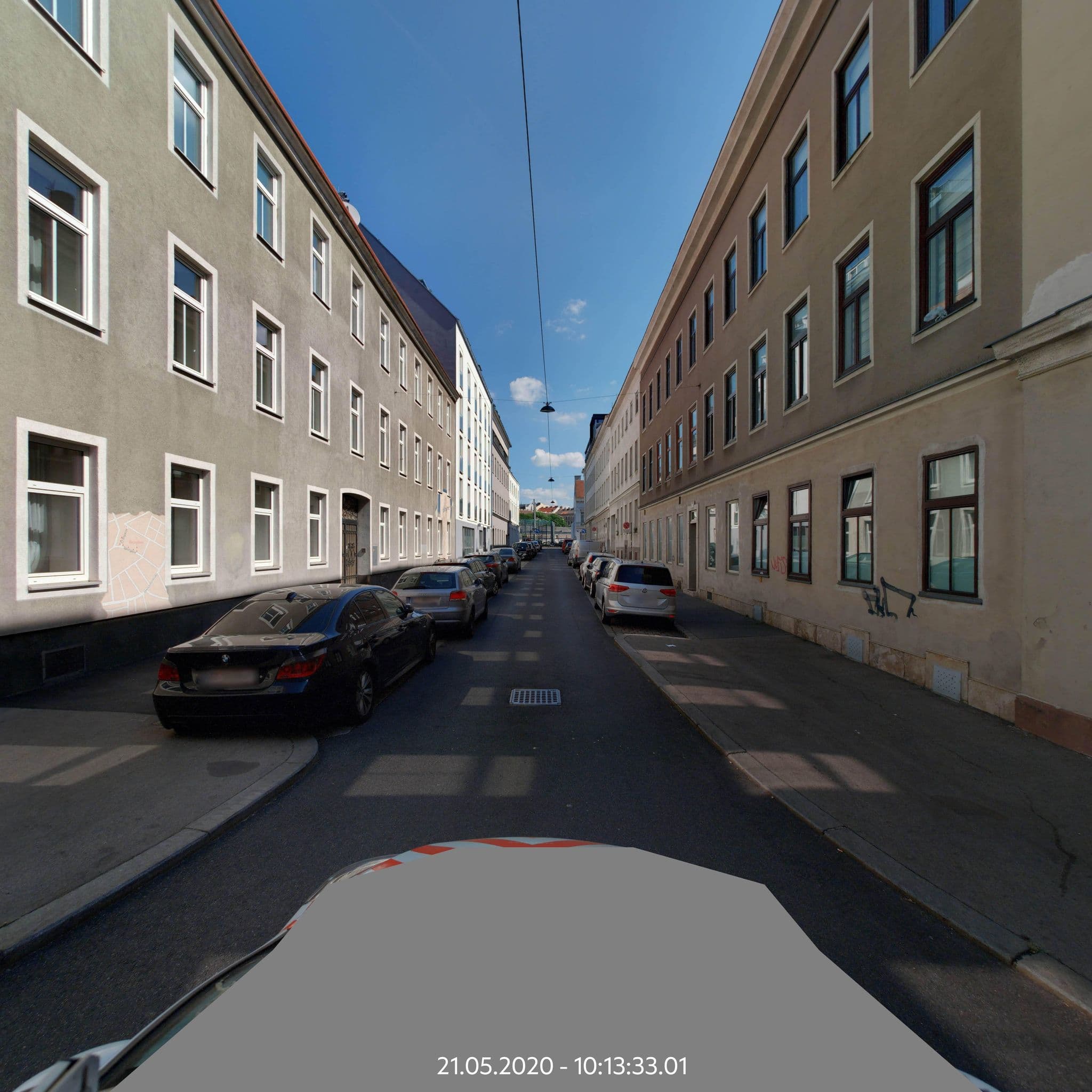 Street view near Wombat's City Hostel Vienna - The Base, Fünfhaus — © eliasgander (CC BY-SA · Mapillary)