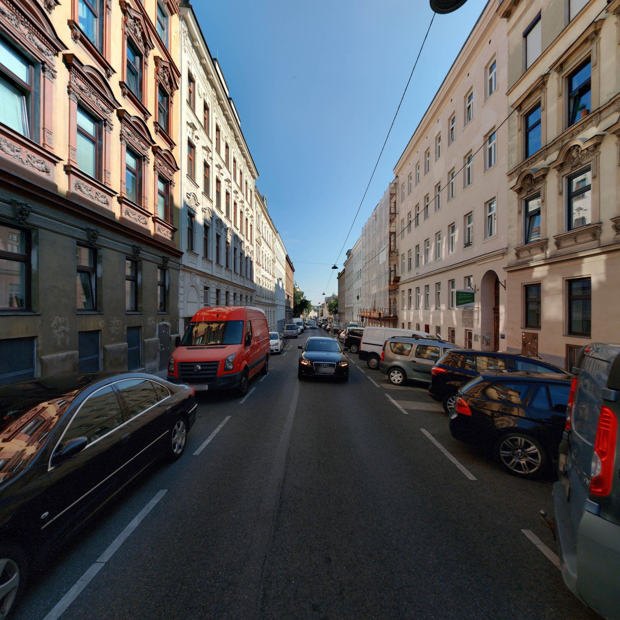 Street view near CheckVienna – Apartment Haberlgasse, Josefstadt — © eliasgander (CC BY-SA · Mapillary)