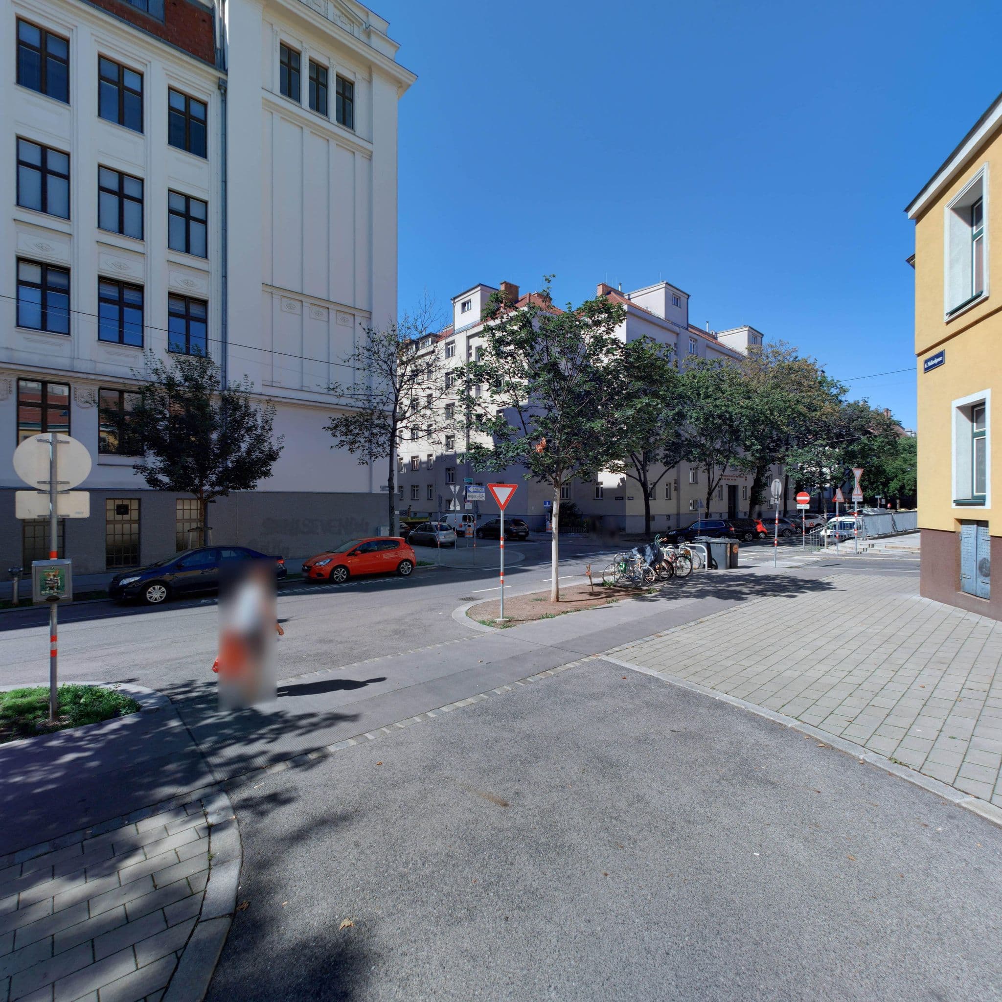 Street view near Spachta, Margareten — © eliasgander (CC BY-SA · Mapillary)