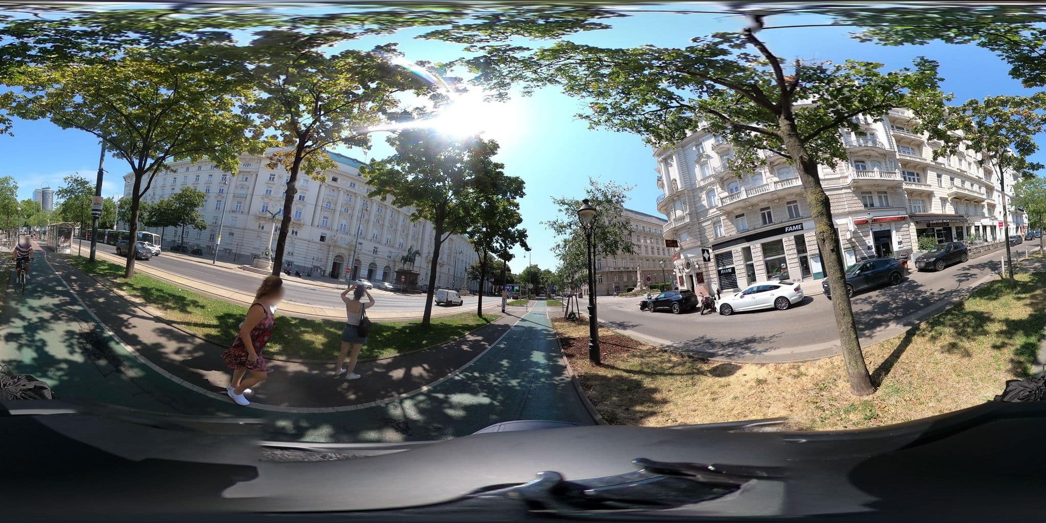 Street view near Hotel - Pension Arenberg Stubenring Elisabeth Helmer E.U., Vienna — © di0v0n (CC BY-SA · Mapillary)