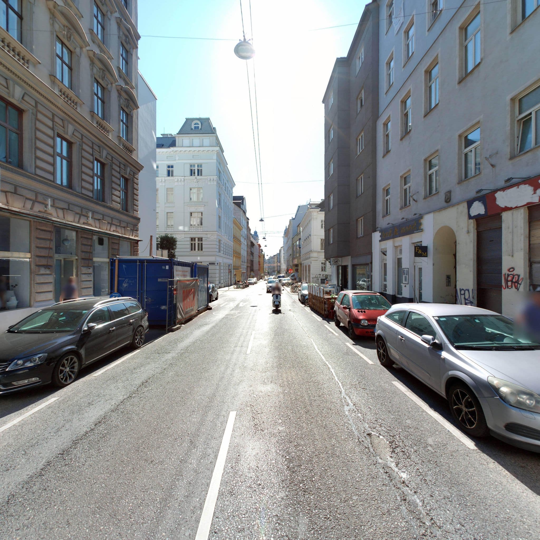 Street view near Cozy Apartment City Center, Neubau — © eliasgander (CC BY-SA · Mapillary)