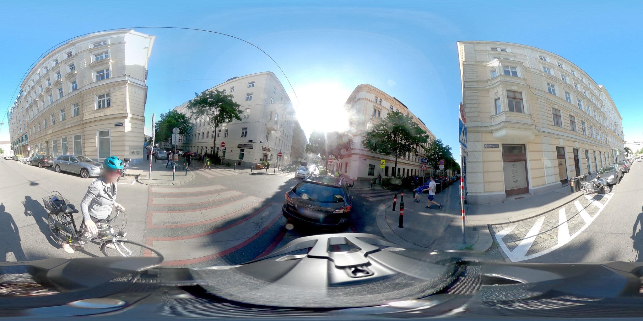 Street view near HMG Hotel Management Services GmbH, Neubau — © consens_verkehrsplanung (CC BY-SA · Mapillary)