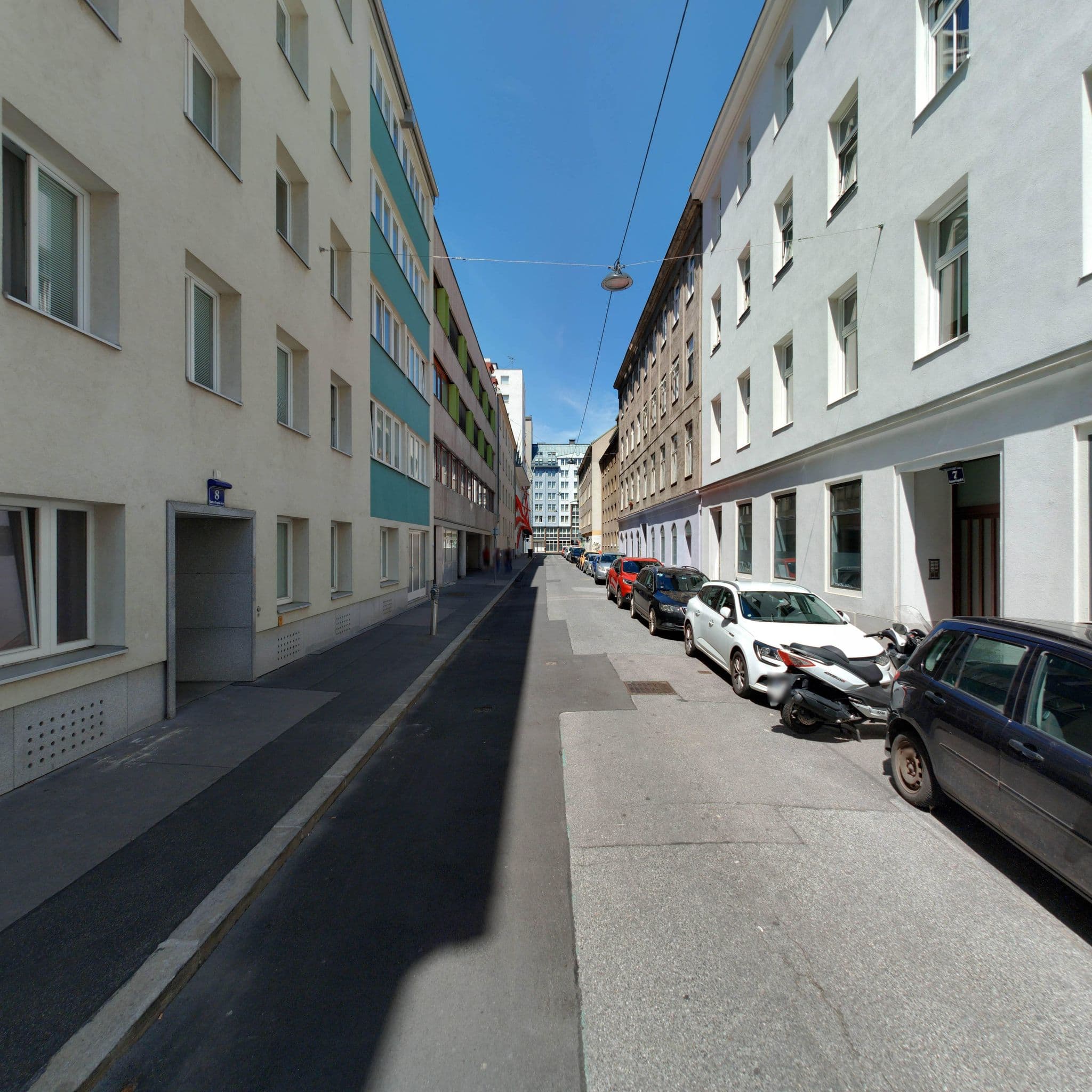Street view near Apartment Octocom Wien Zentrum, Innere Stadt — © eliasgander (CC BY-SA · Mapillary)