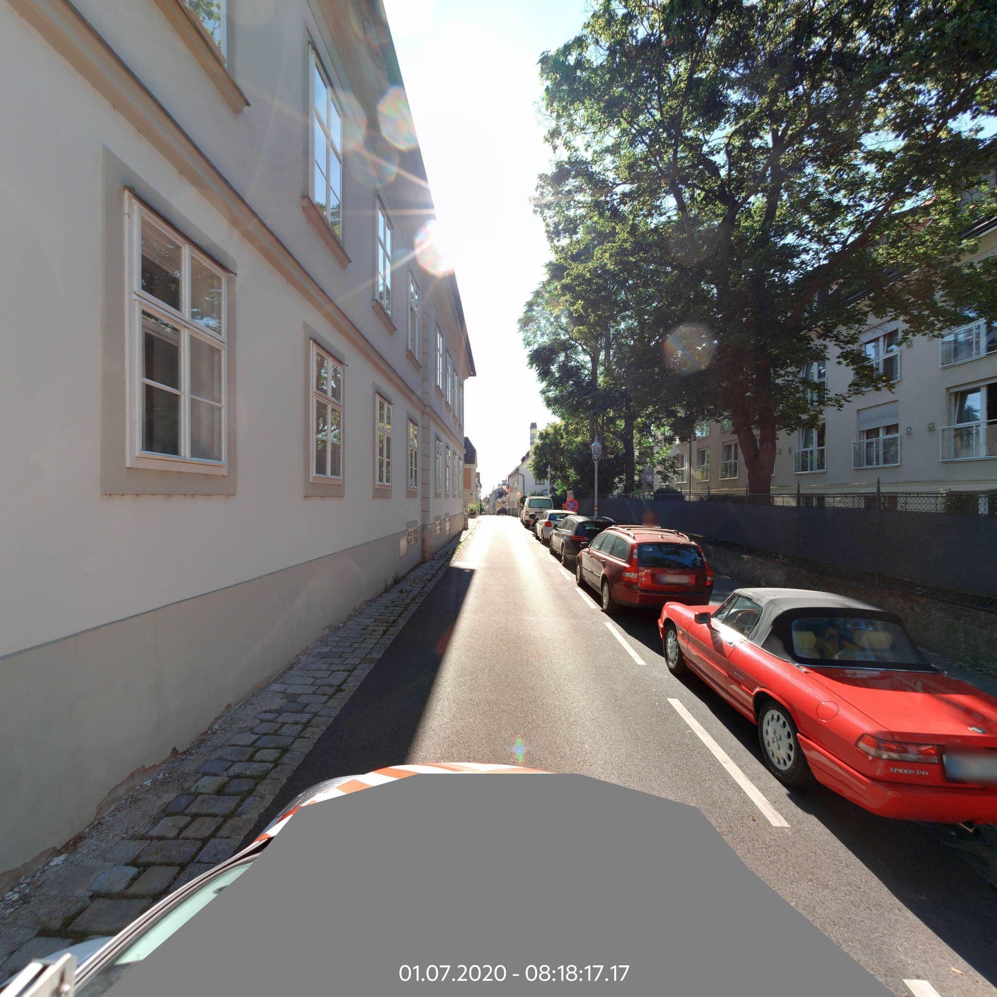Street view near Kupka, Döbling — © eliasgander (CC BY-SA · Mapillary)