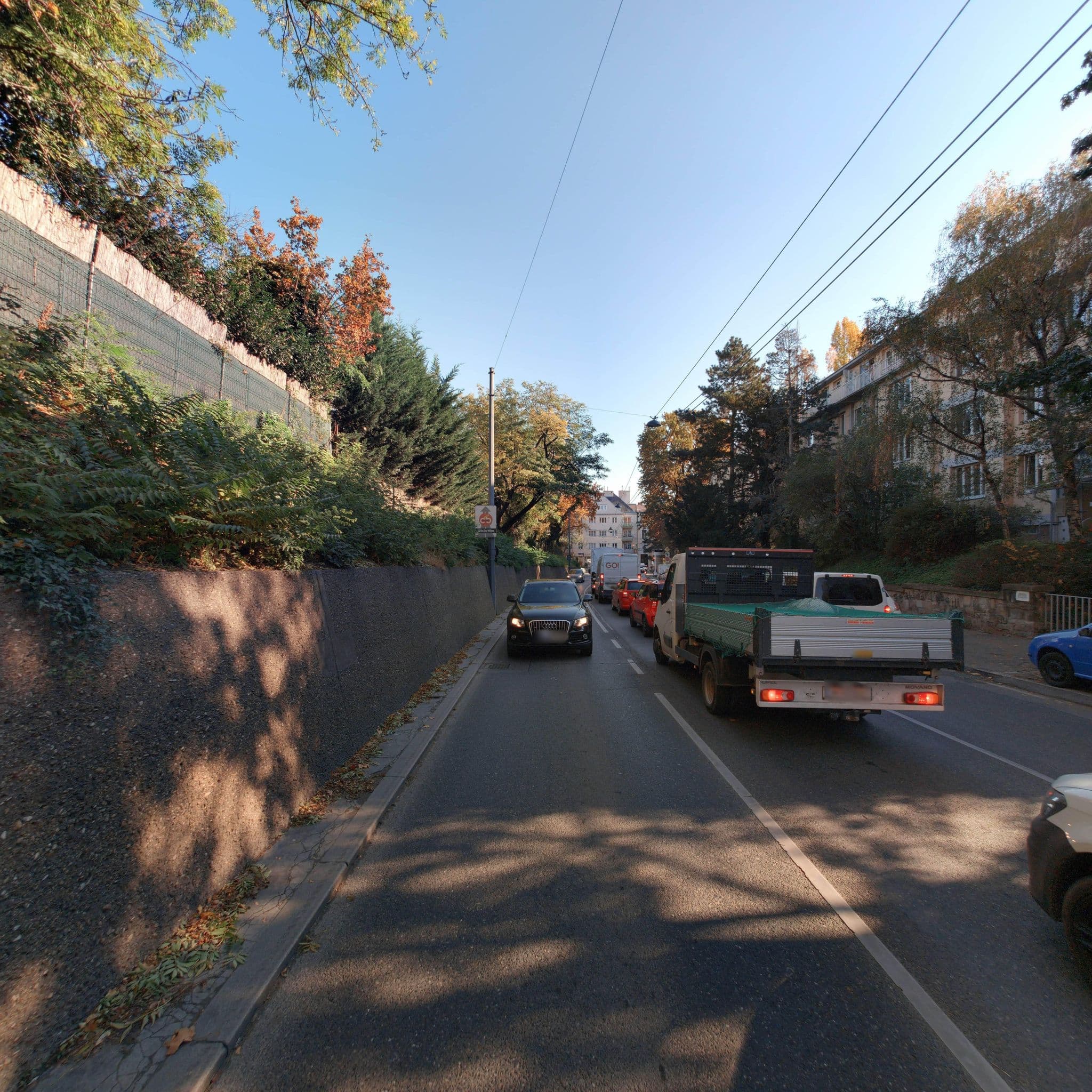 Street view near Villa Ulrike, Döbling — © eliasgander (CC BY-SA · Mapillary)