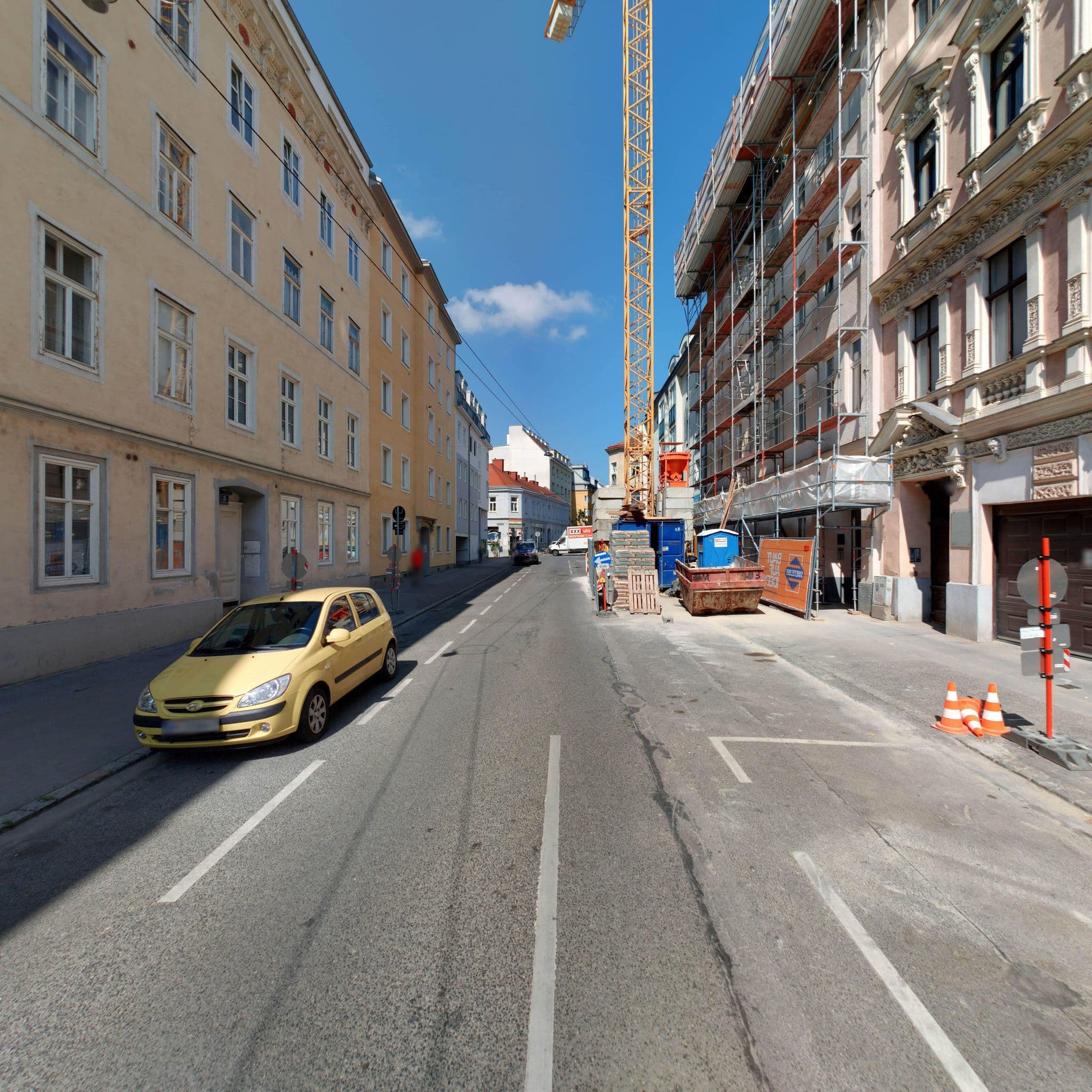Street view near LivingPoint Luxury Apartments, Währing — © eliasgander (CC BY-SA · Mapillary)