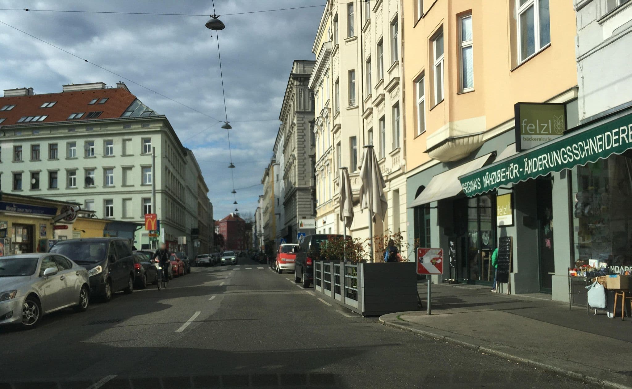 Street view near House Of Time, Innere Stadt — © istefanos (CC BY-SA · Mapillary)