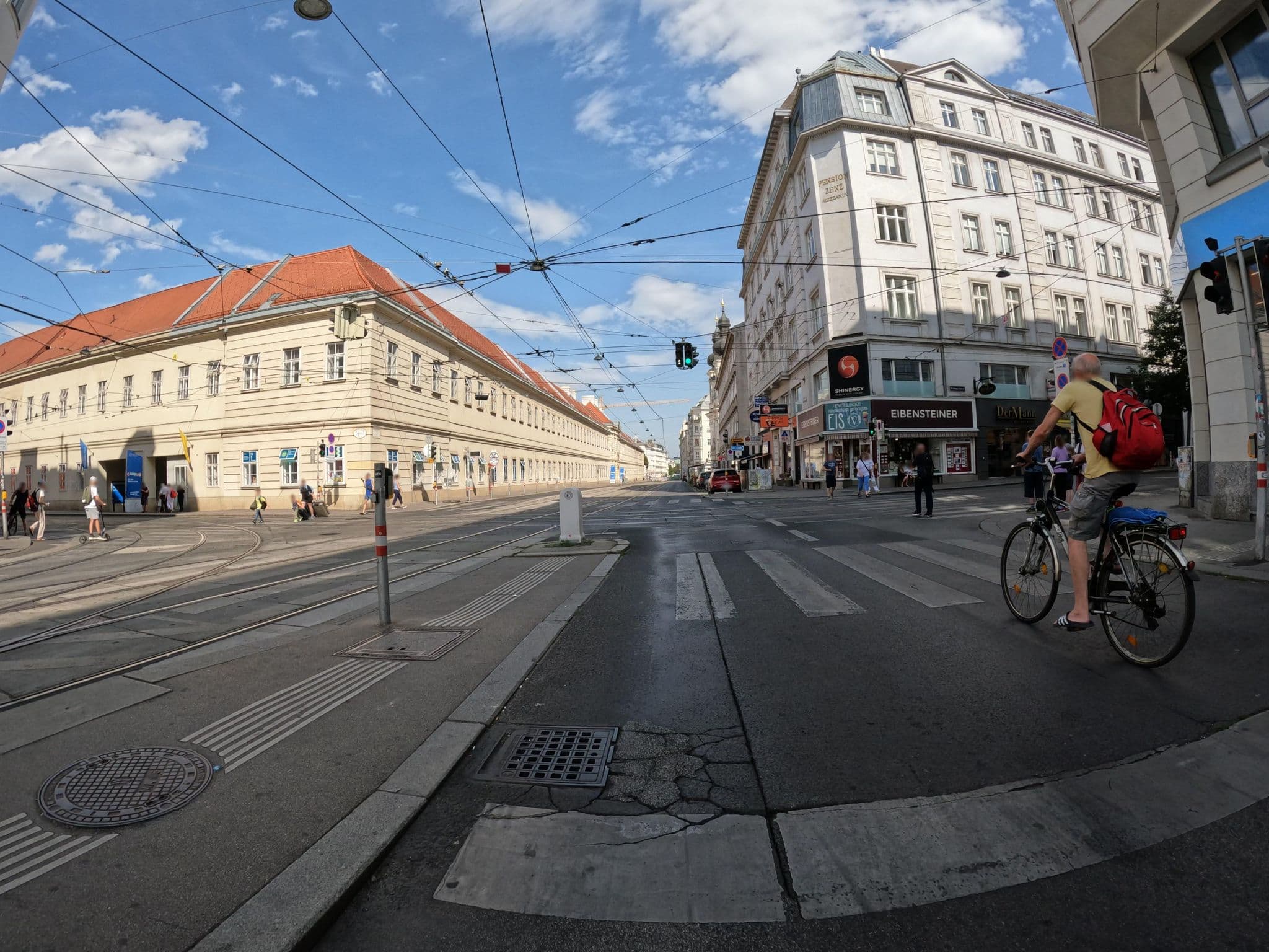 Street view near Pension Excellence Vienna, Josefstadt — © erias (CC BY-SA · Mapillary)