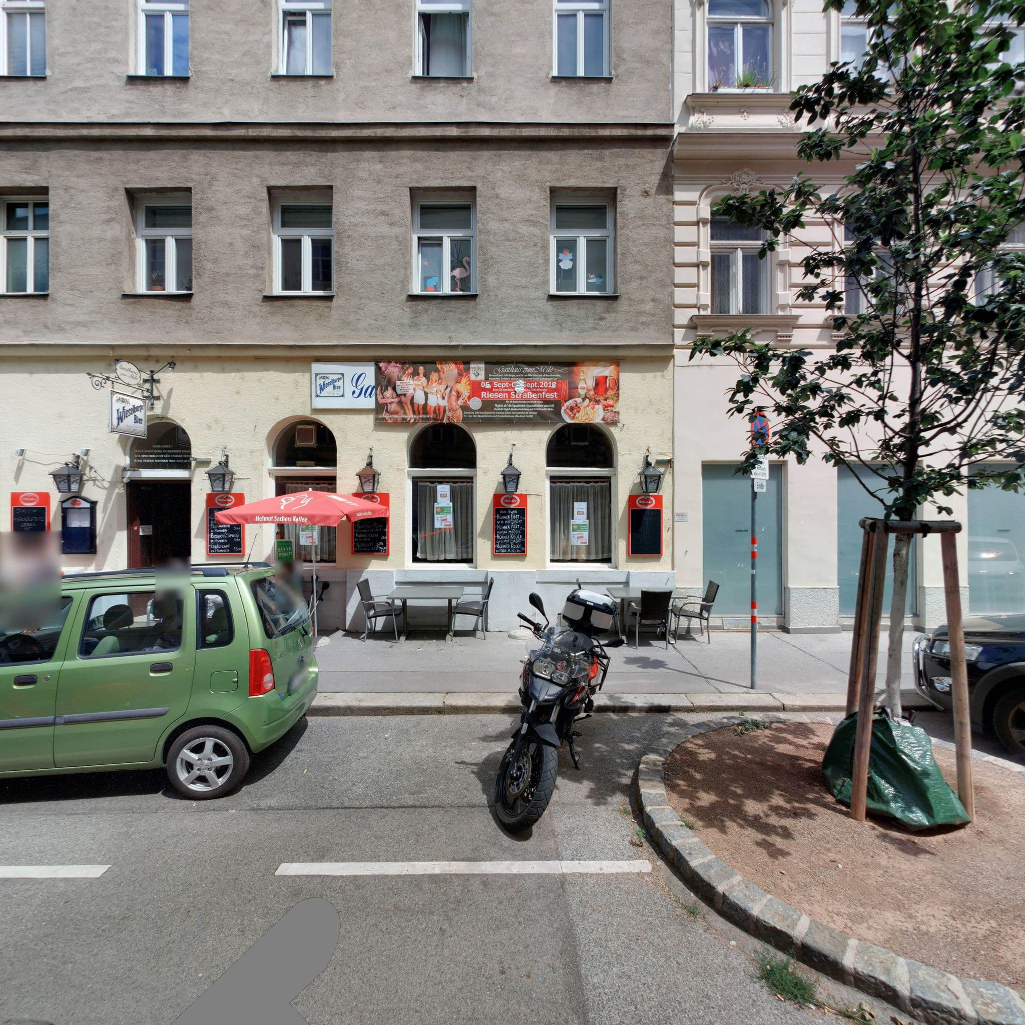 Street view near Gasthaus Bei Mile, Alsergrund — © eliasgander (CC BY-SA · Mapillary)