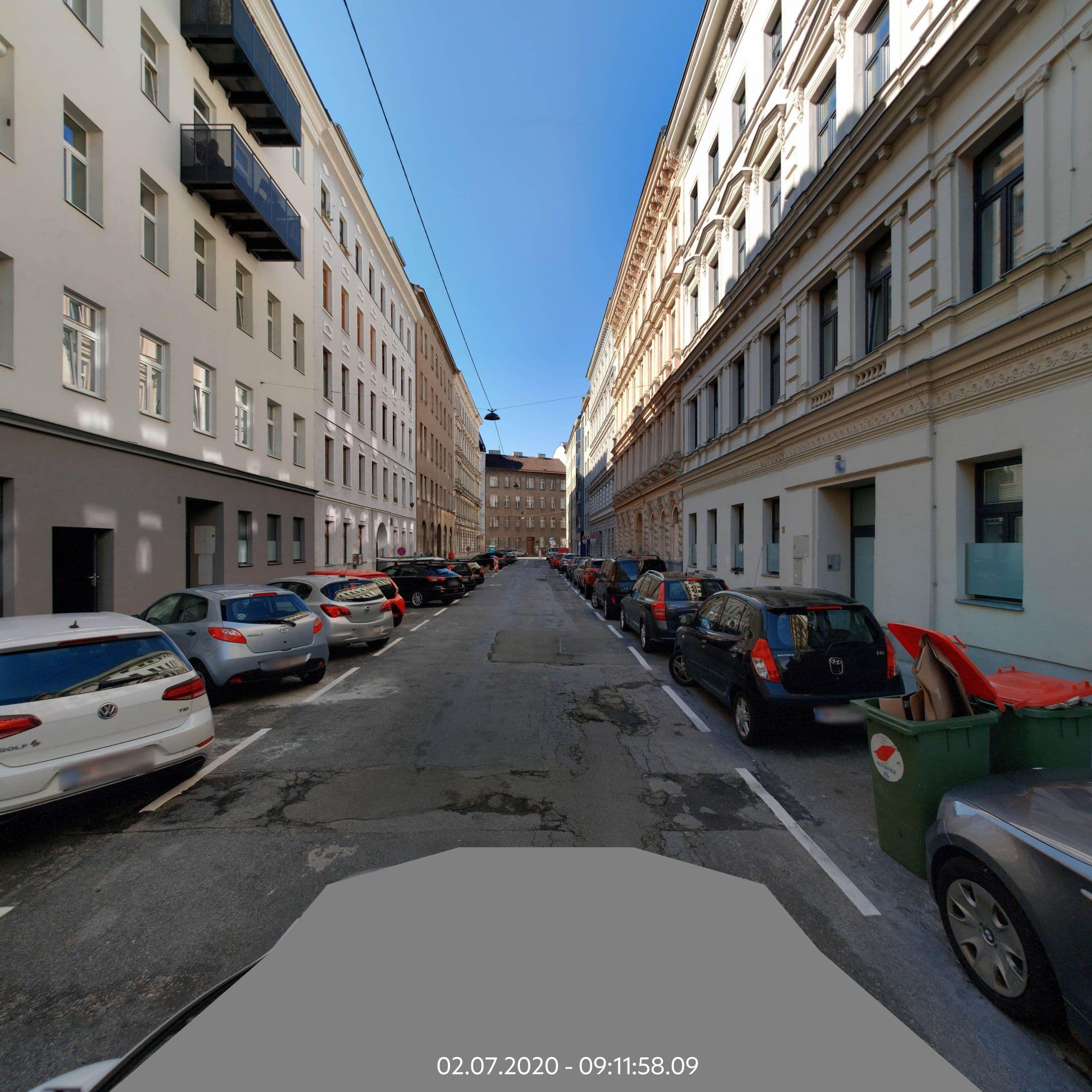 Street view near Youraparment Springergasse 9, Innere Stadt — © eliasgander (CC BY-SA · Mapillary)