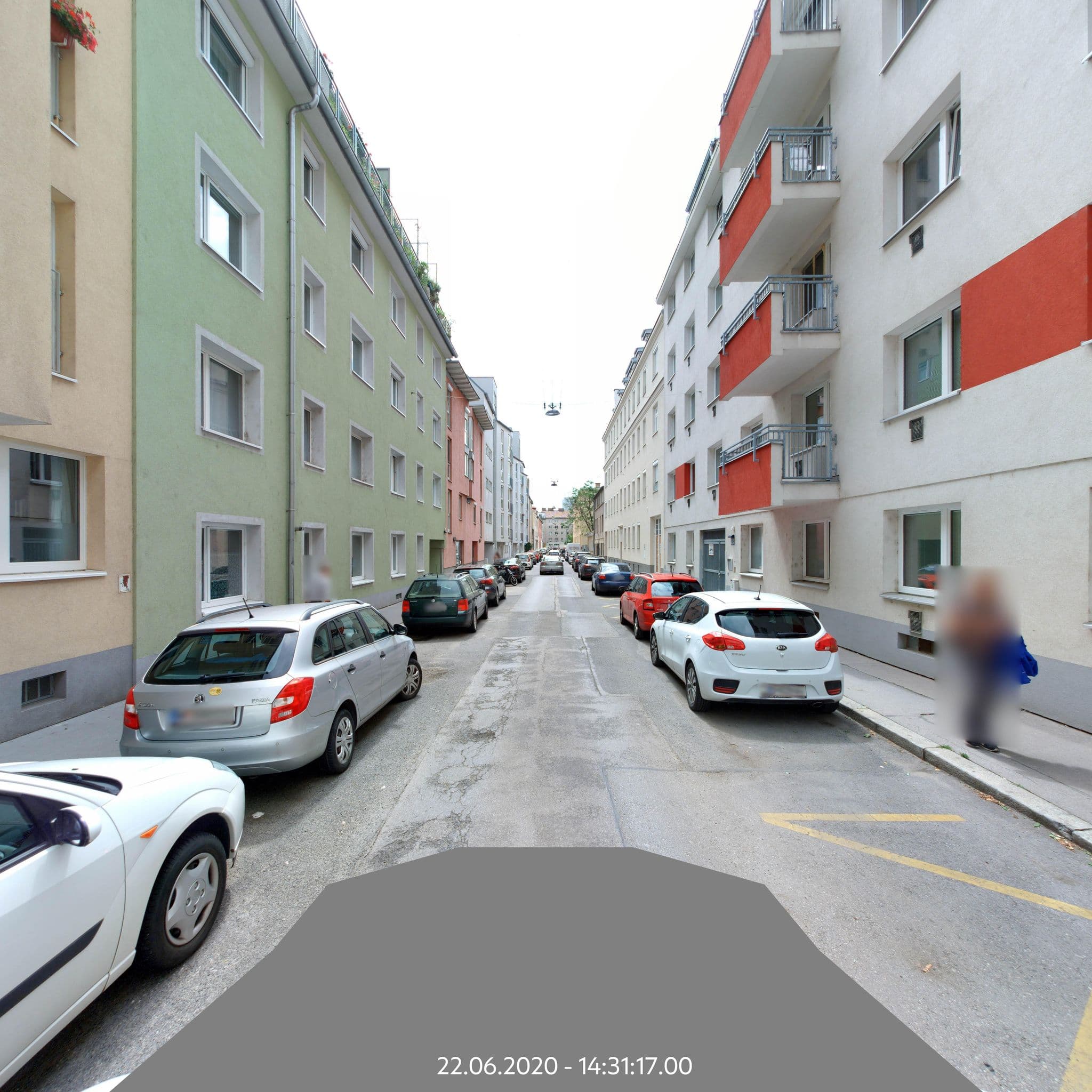 Street view near AJO Apartments Pilzgasse, Floridsdorf — © eliasgander (CC BY-SA · Mapillary)