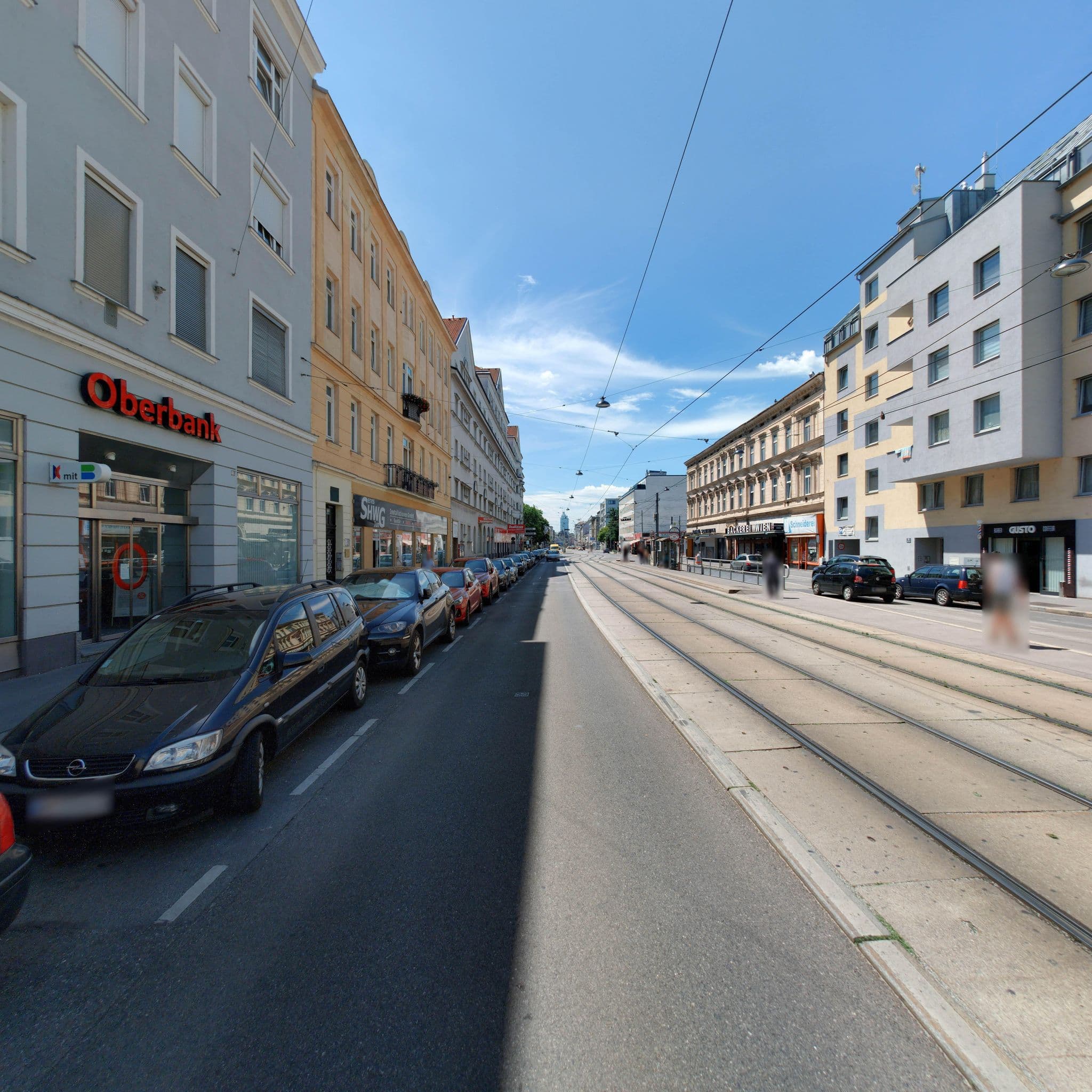 Street view near Marcus Schütz, Floridsdorf — © eliasgander (CC BY-SA · Mapillary)