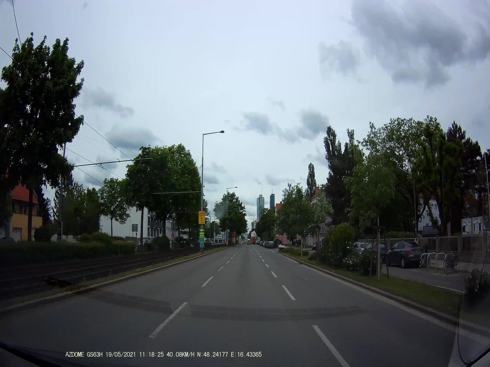 Street view near AXXEDA Services GmbH, Donaustadt — © stefan147 (CC BY-SA · Mapillary)