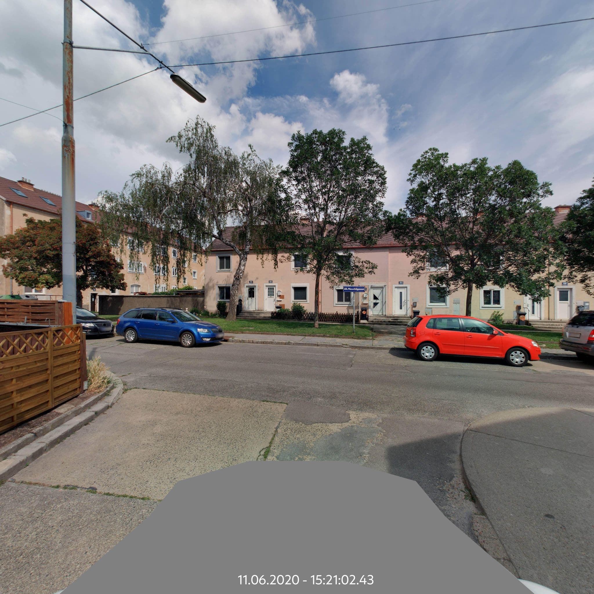 Street view near Rembetiko Hussein Mussa Gastronomiebetriebs, Donaustadt — © eliasgander (CC BY-SA · Mapillary)