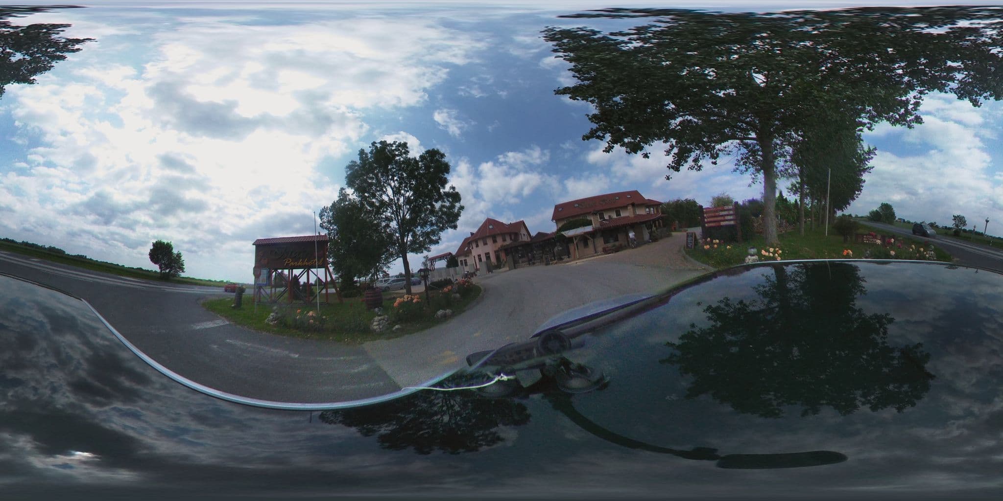 Street view near István Hotel és Gasztronómiai Falu, Kiskanizsa — © kami911 (CC BY-SA · Mapillary)