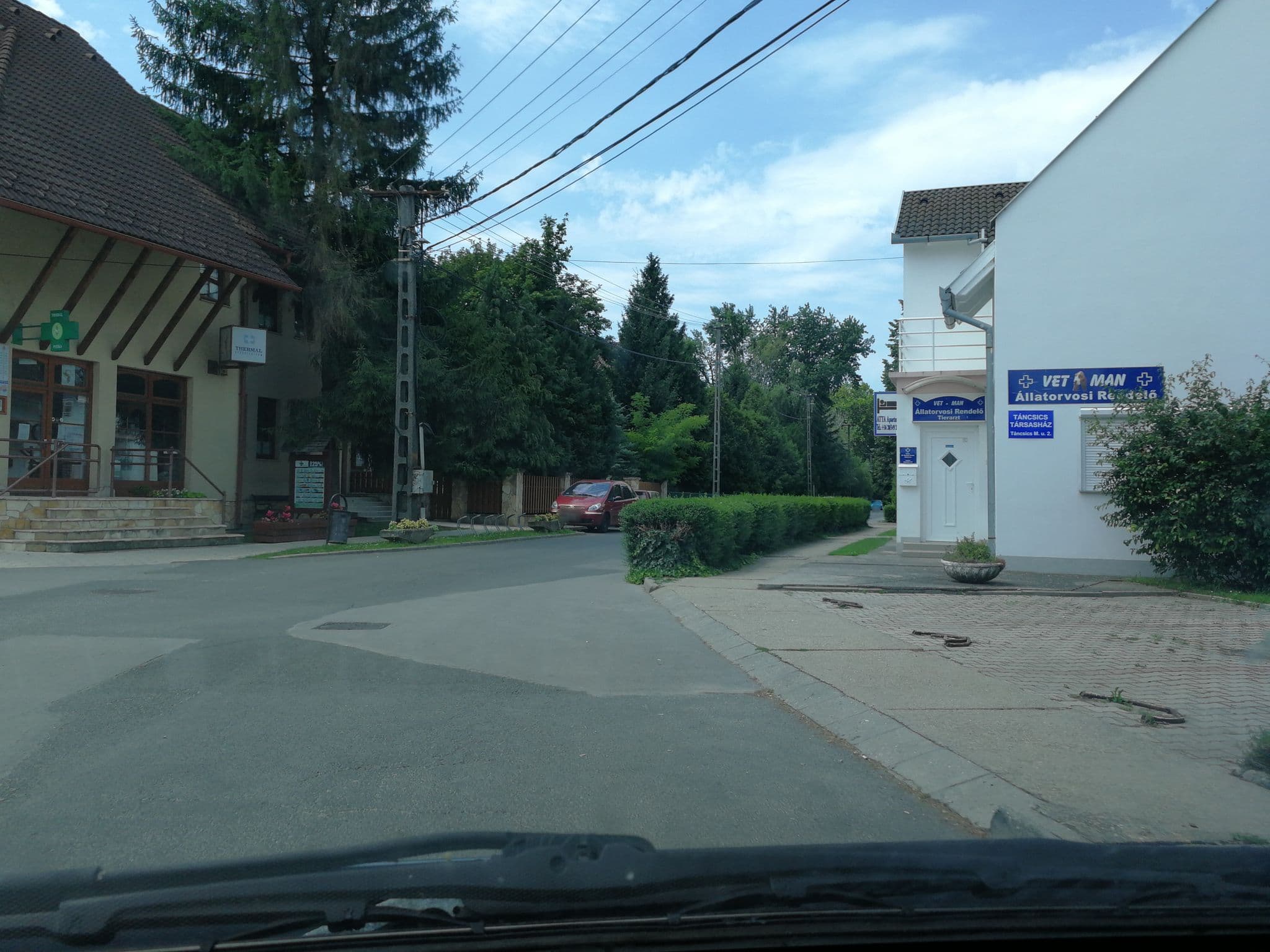 Street view near Aqua Apartman Harkány, Harkány — © szdini (CC BY-SA · Mapillary)