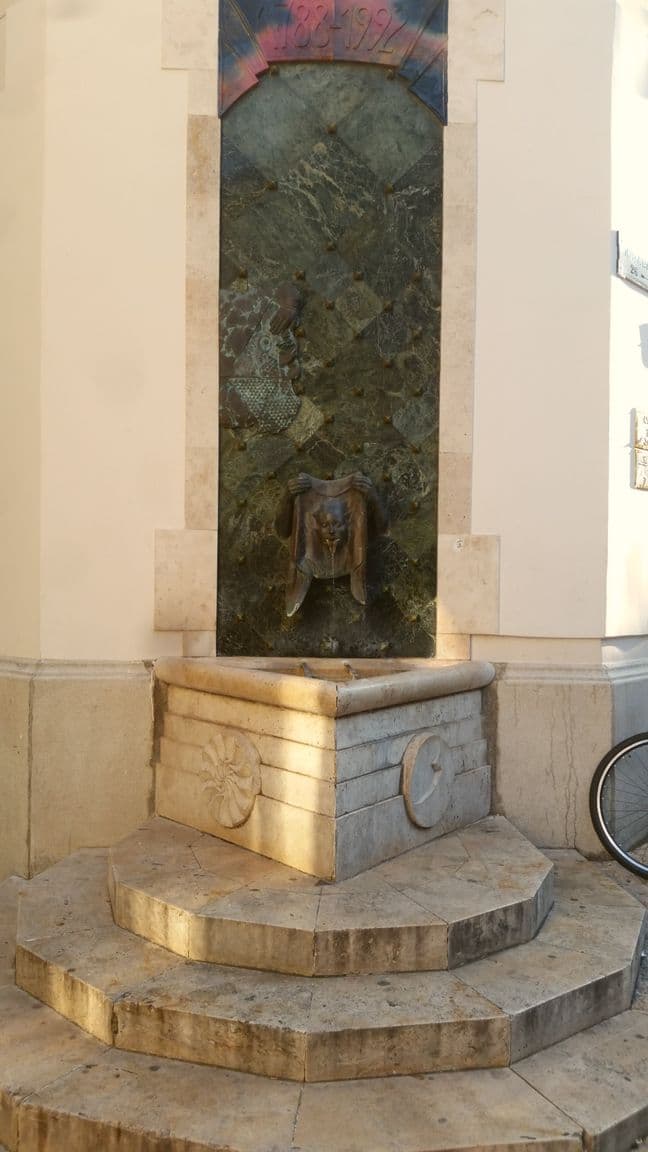 Street view near Egzotee (Humanplaza), Pécs — © pietervdvn (CC BY-SA · Mapillary)