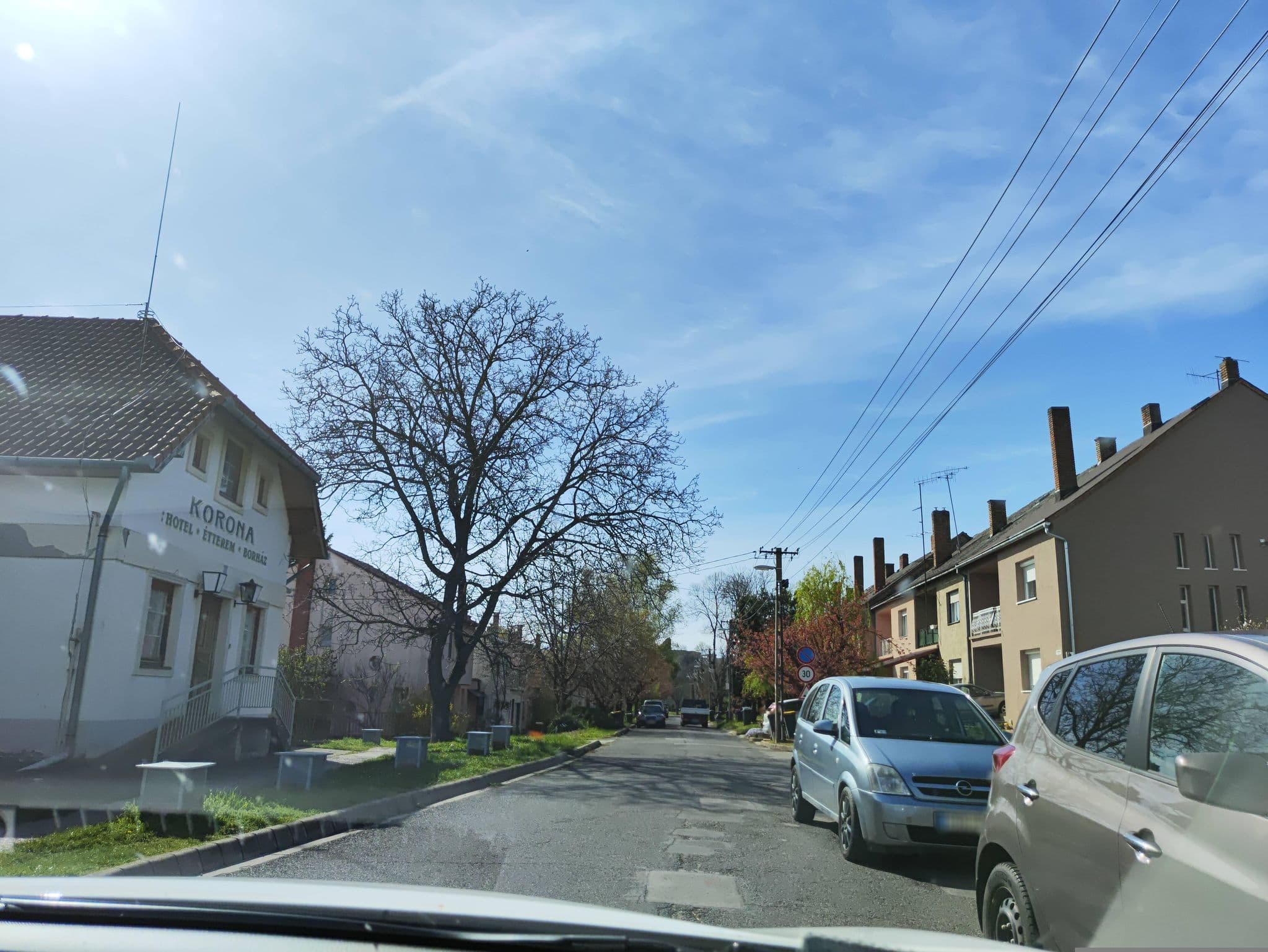 Street view near Korona hotel, Szekszárd — © pememejot (CC BY-SA · Mapillary)